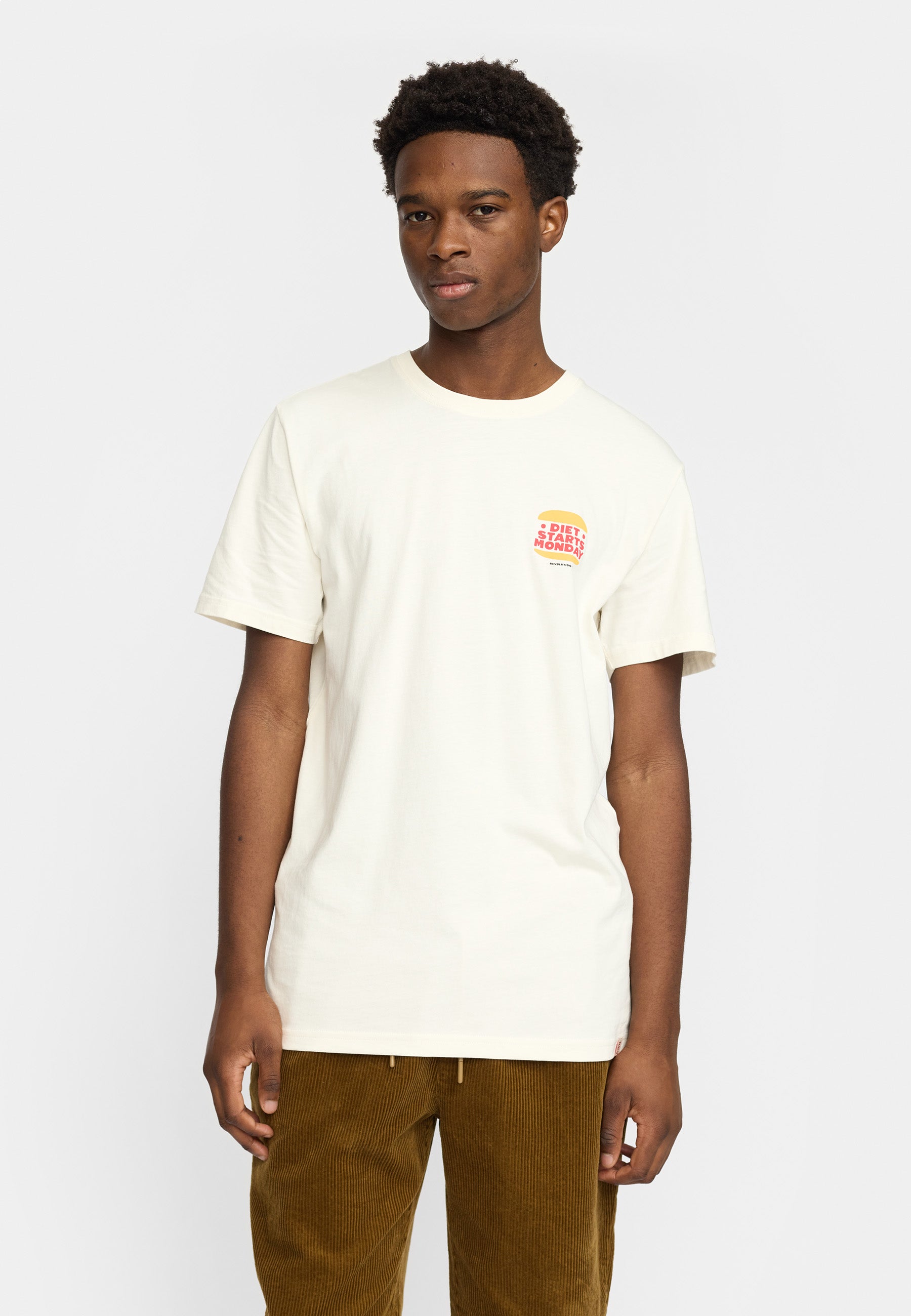 Revolution Printed T-shirt T-Shirts Offwhite