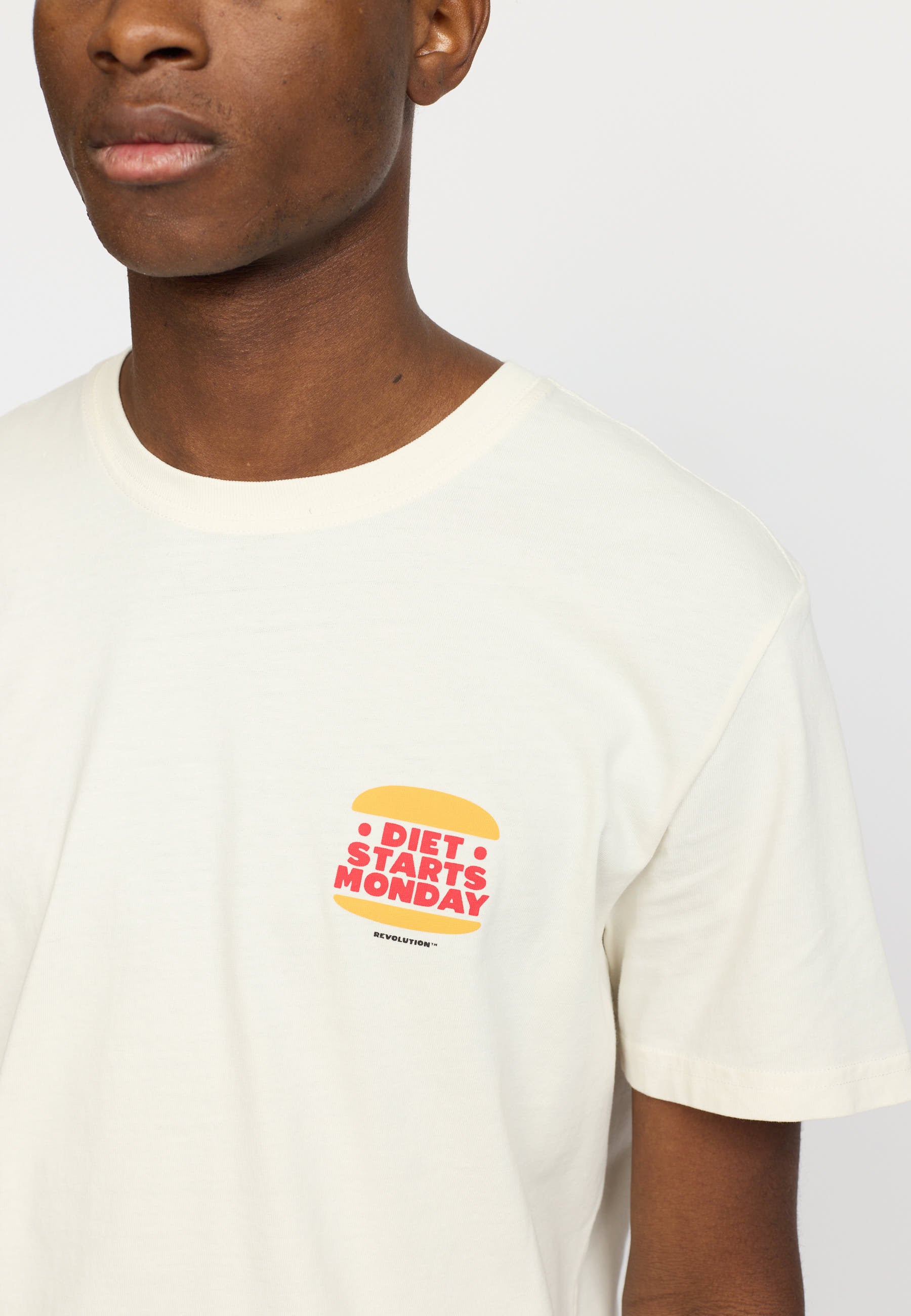 Revolution Printed T-shirt T-Shirts Offwhite