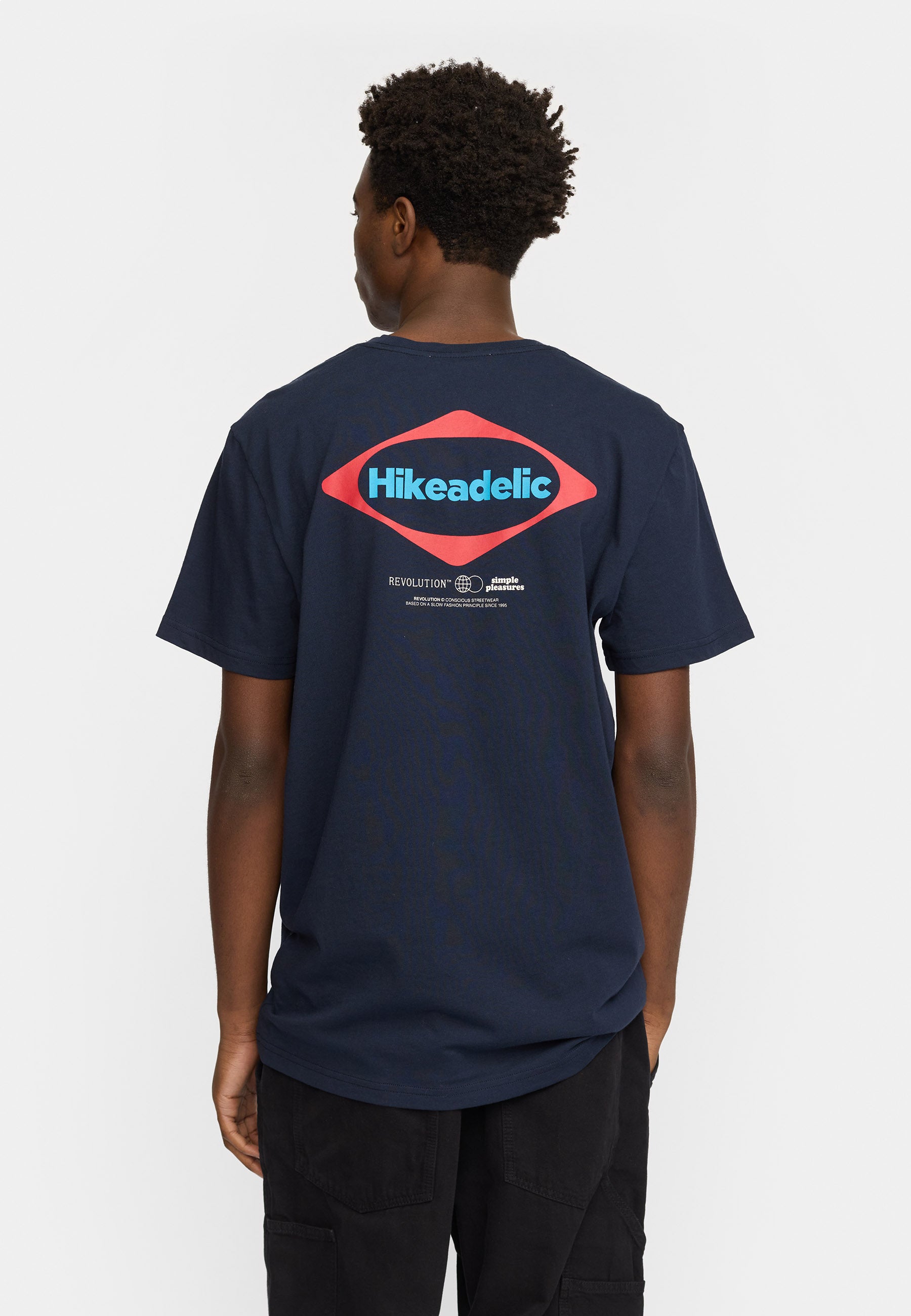 Revolution Printed T-shirt T-Shirts Navy
