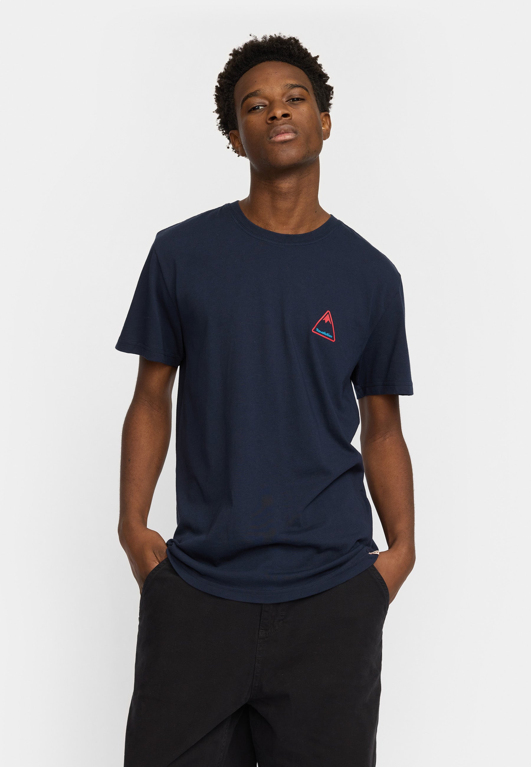 Revolution Printed T-shirt T-Shirts Navy