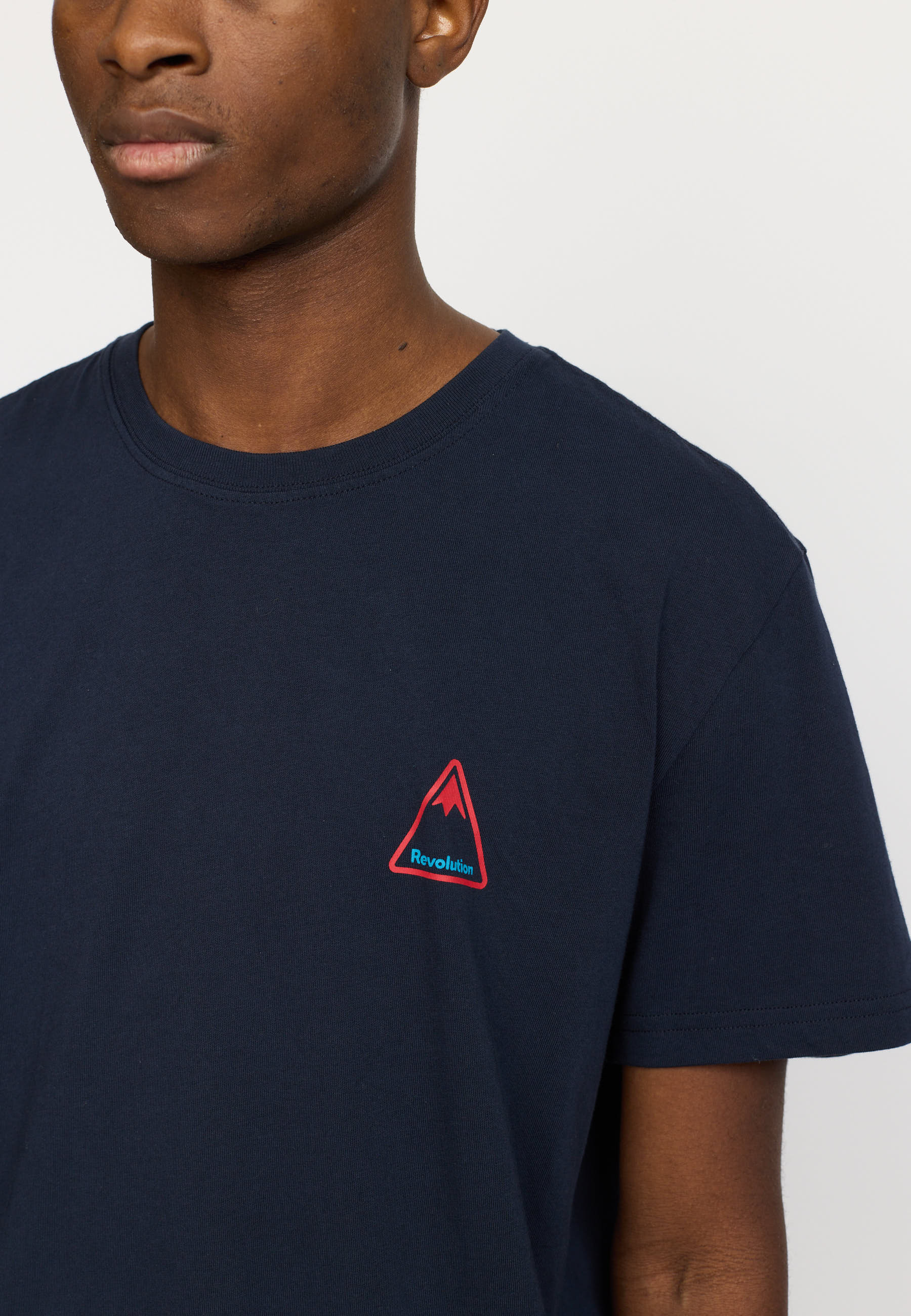 Revolution Printed T-shirt T-Shirts Navy