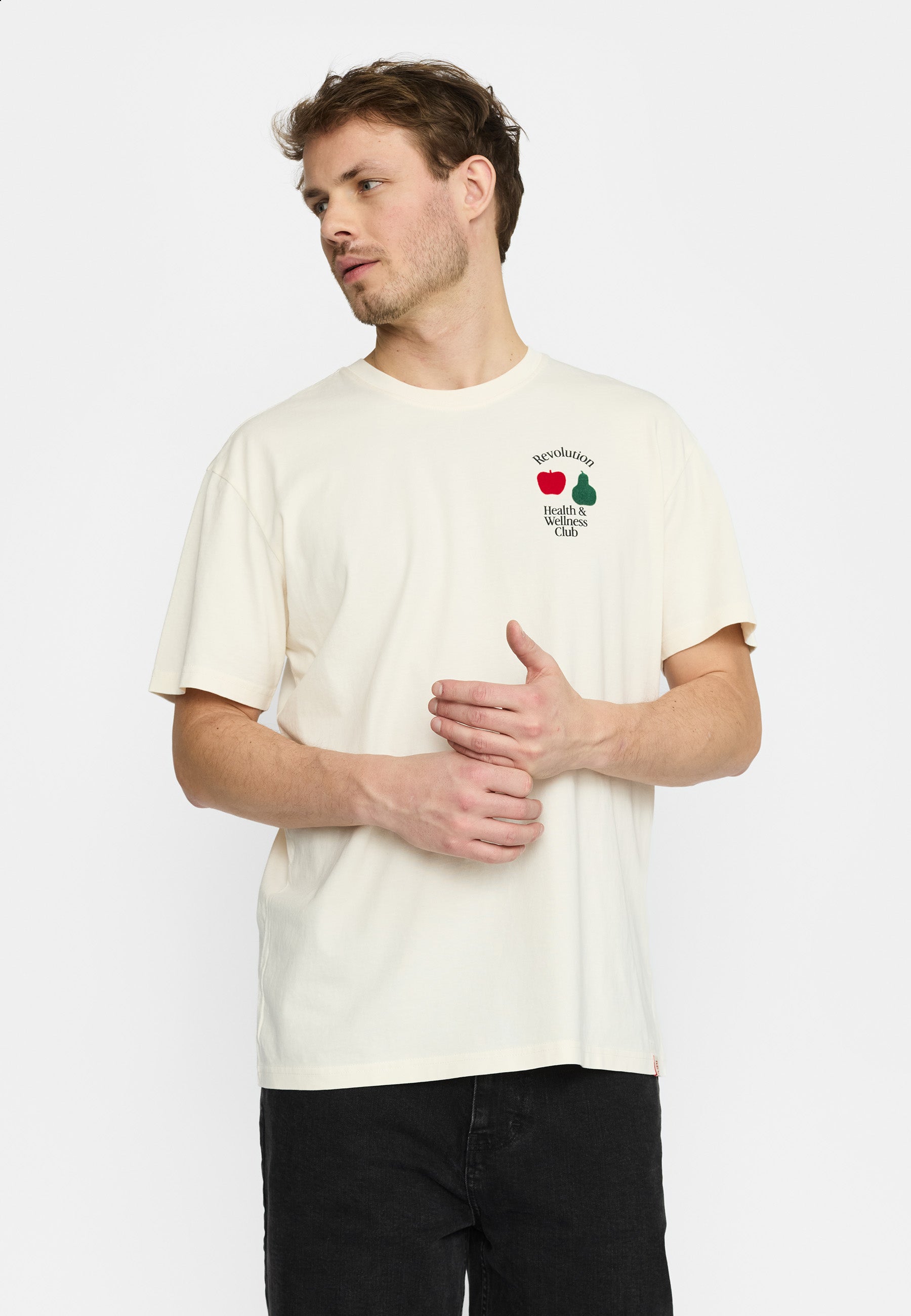 Revolution Printed T-shirt T-Shirts Offwhite
