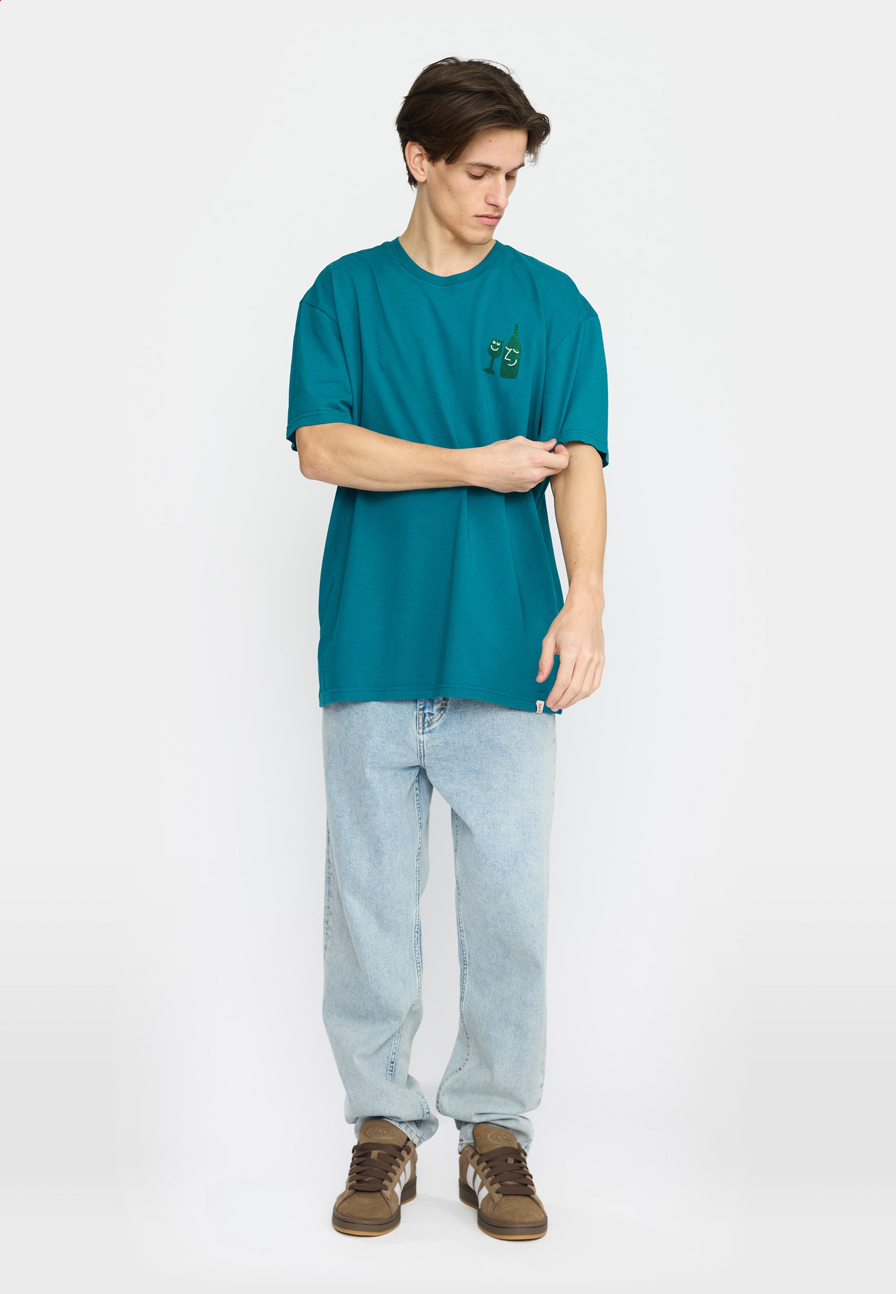 Revolution Printed T-shirt T-Shirts Petrol