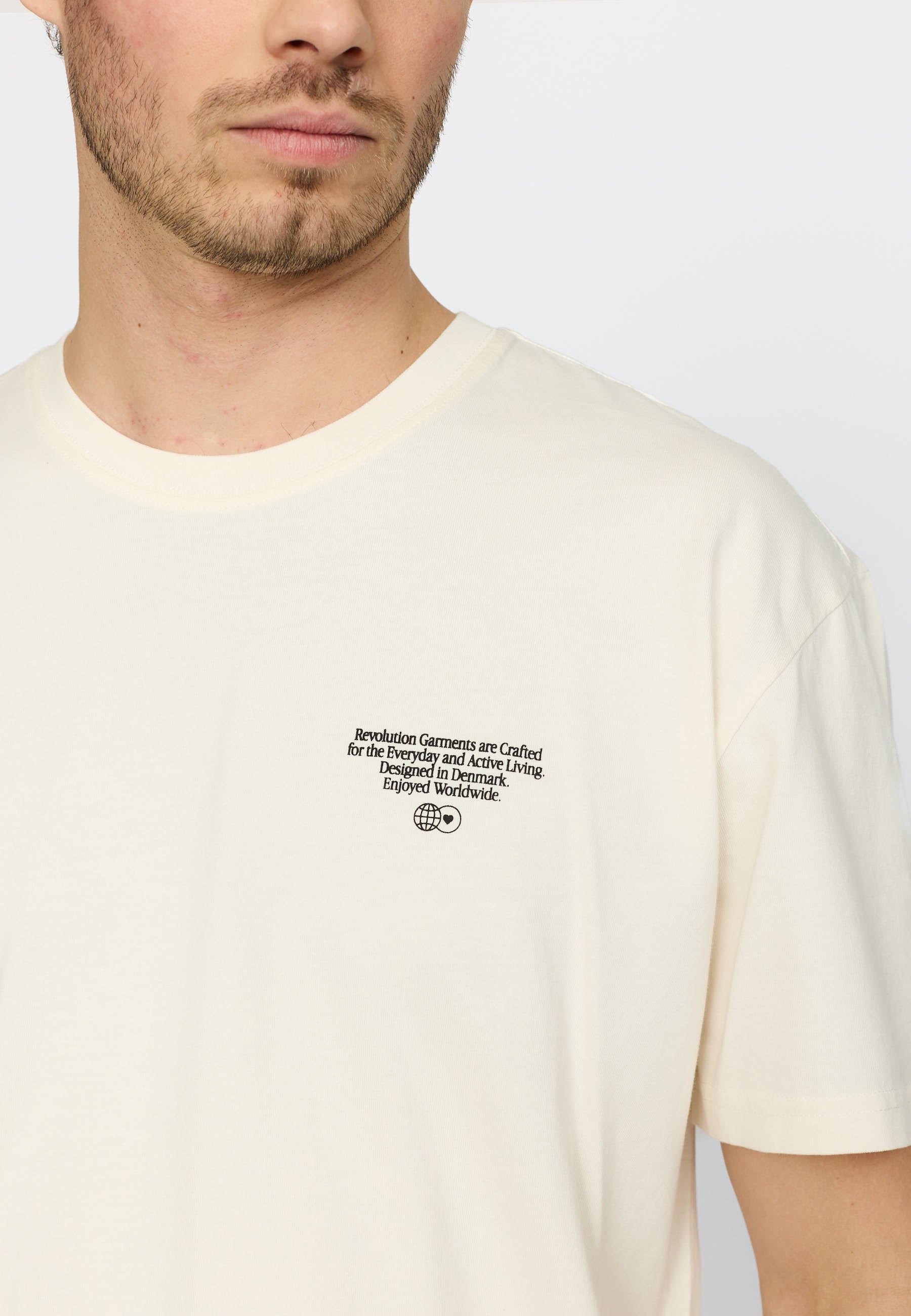 Revolution Printed T-shirt T-Shirts Offwhite