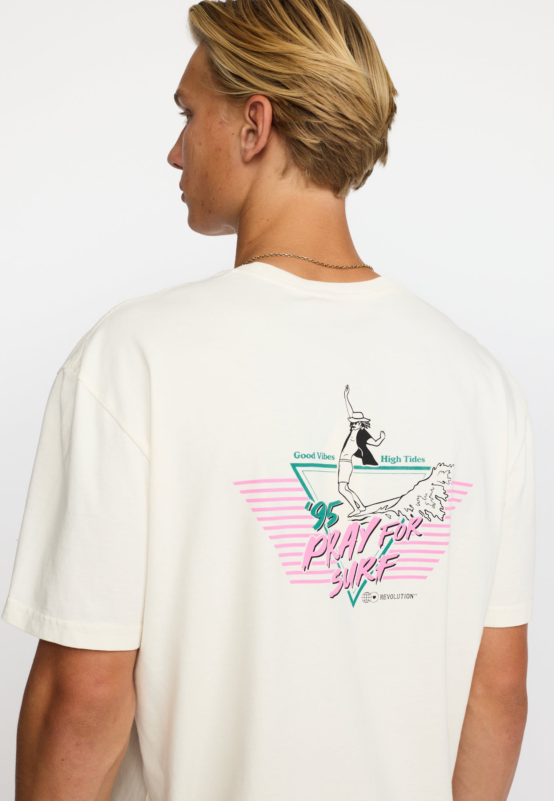 Revolution Printed T-shirt T-Shirts Offwhite