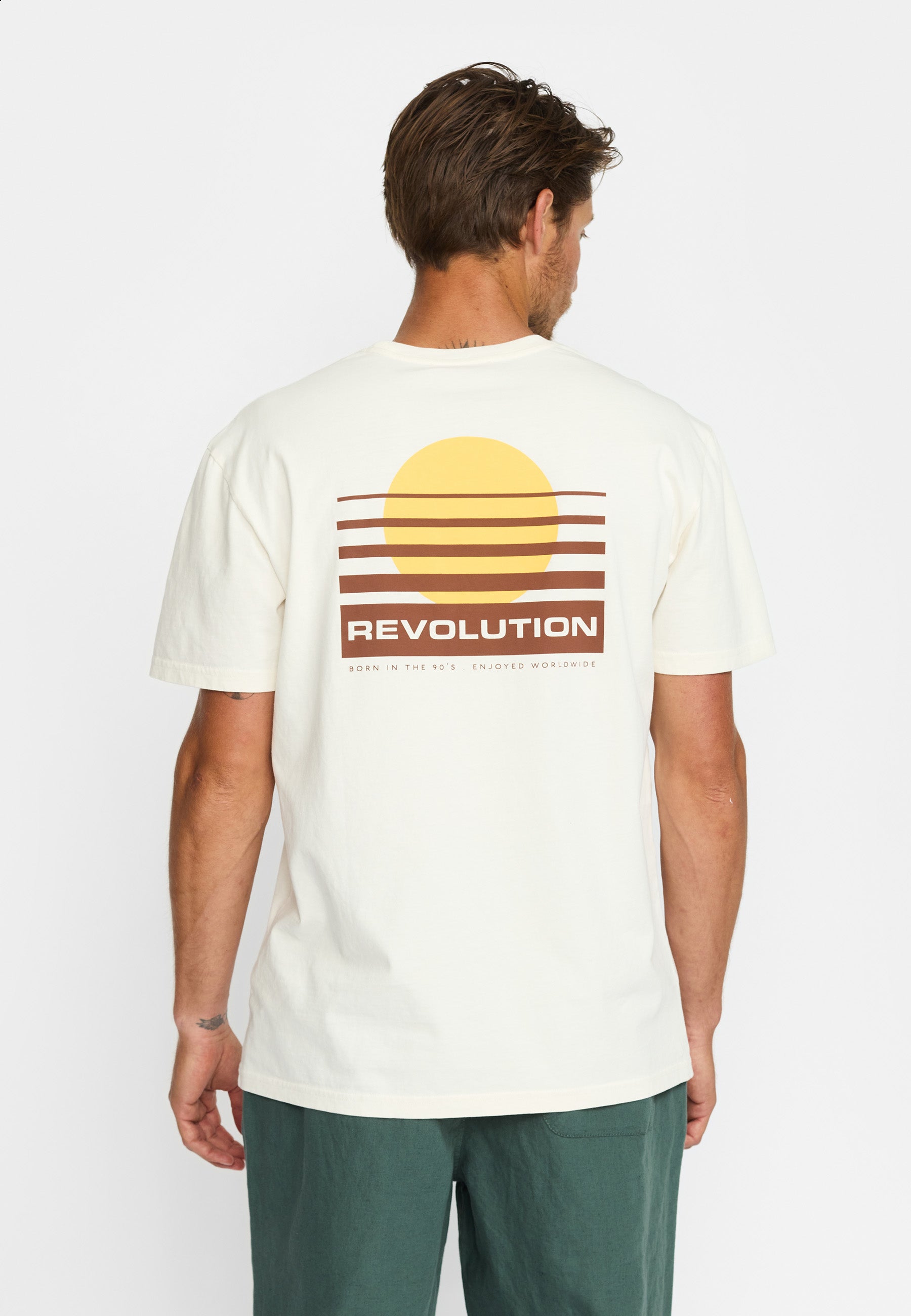 Revolution Printed T-shirt T-Shirts Offwhite