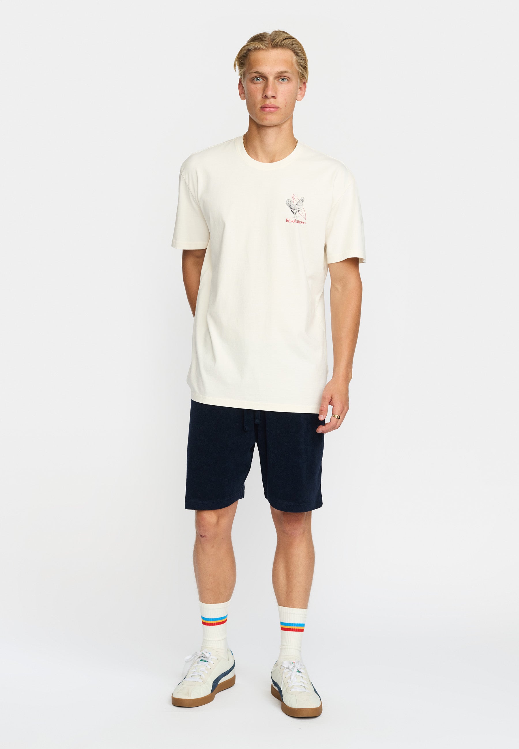 Revolution Printed T-shirt T-Shirts Offwhite