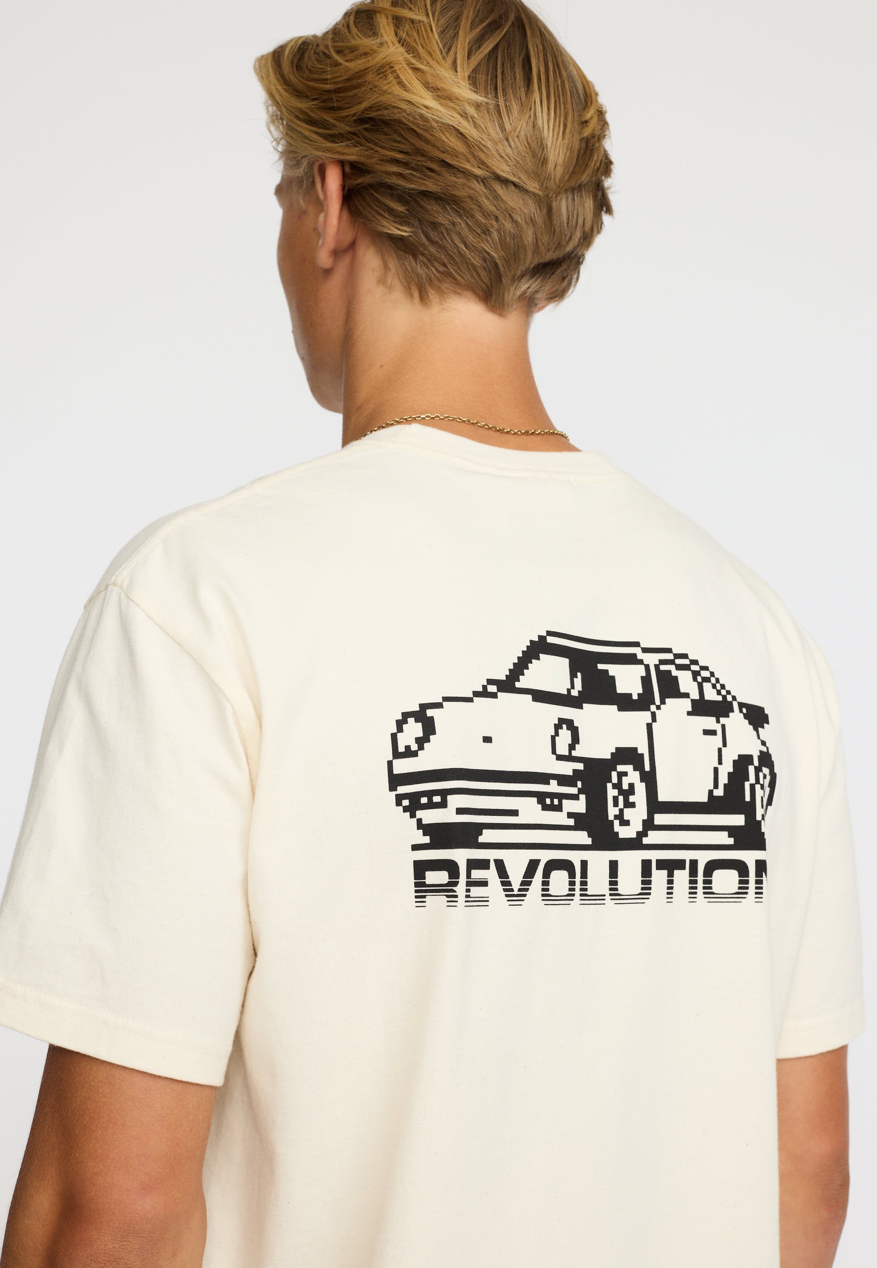Revolution Printed T-shirt T-Shirts Offwhite