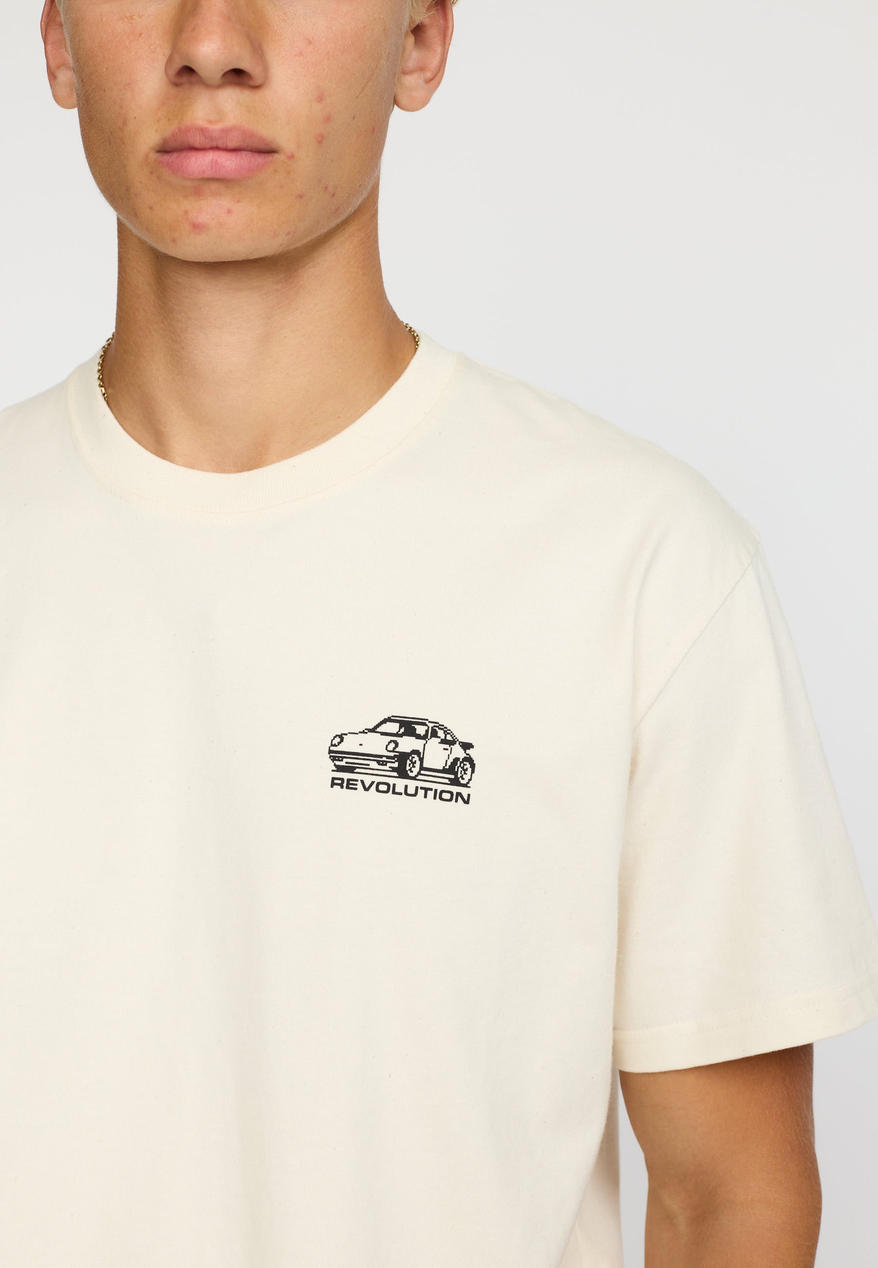 Revolution Printed T-shirt T-Shirts Offwhite