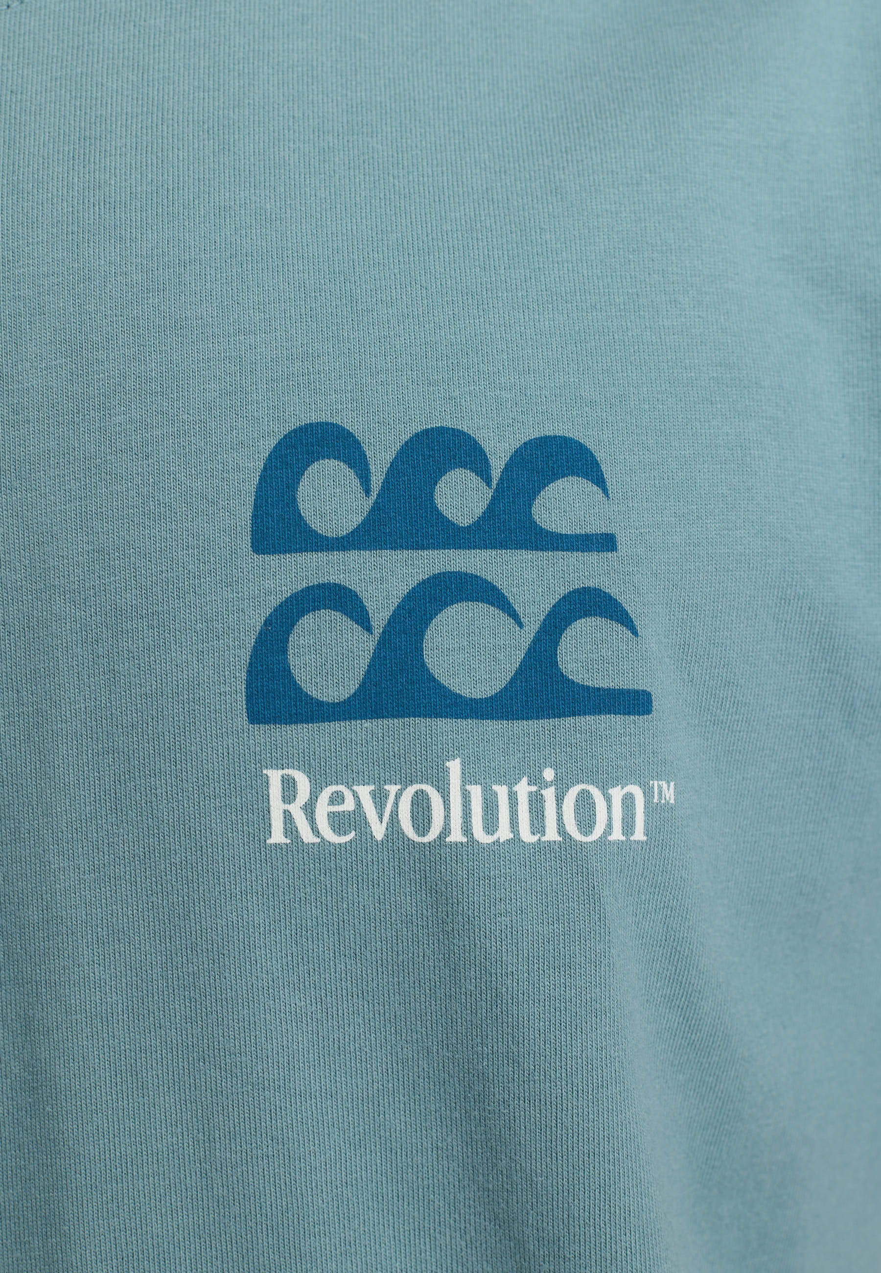 Revolution Printed T-shirt T-Shirts Blue
