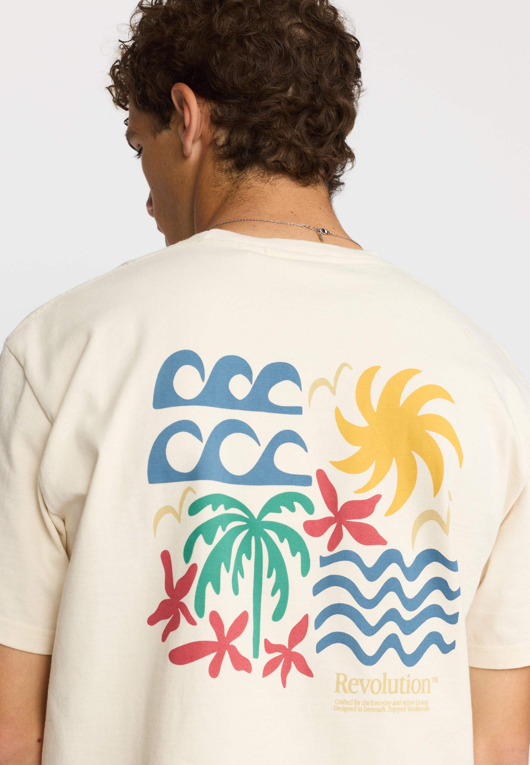 Revolution Printed T-shirt T-Shirts Offwhite