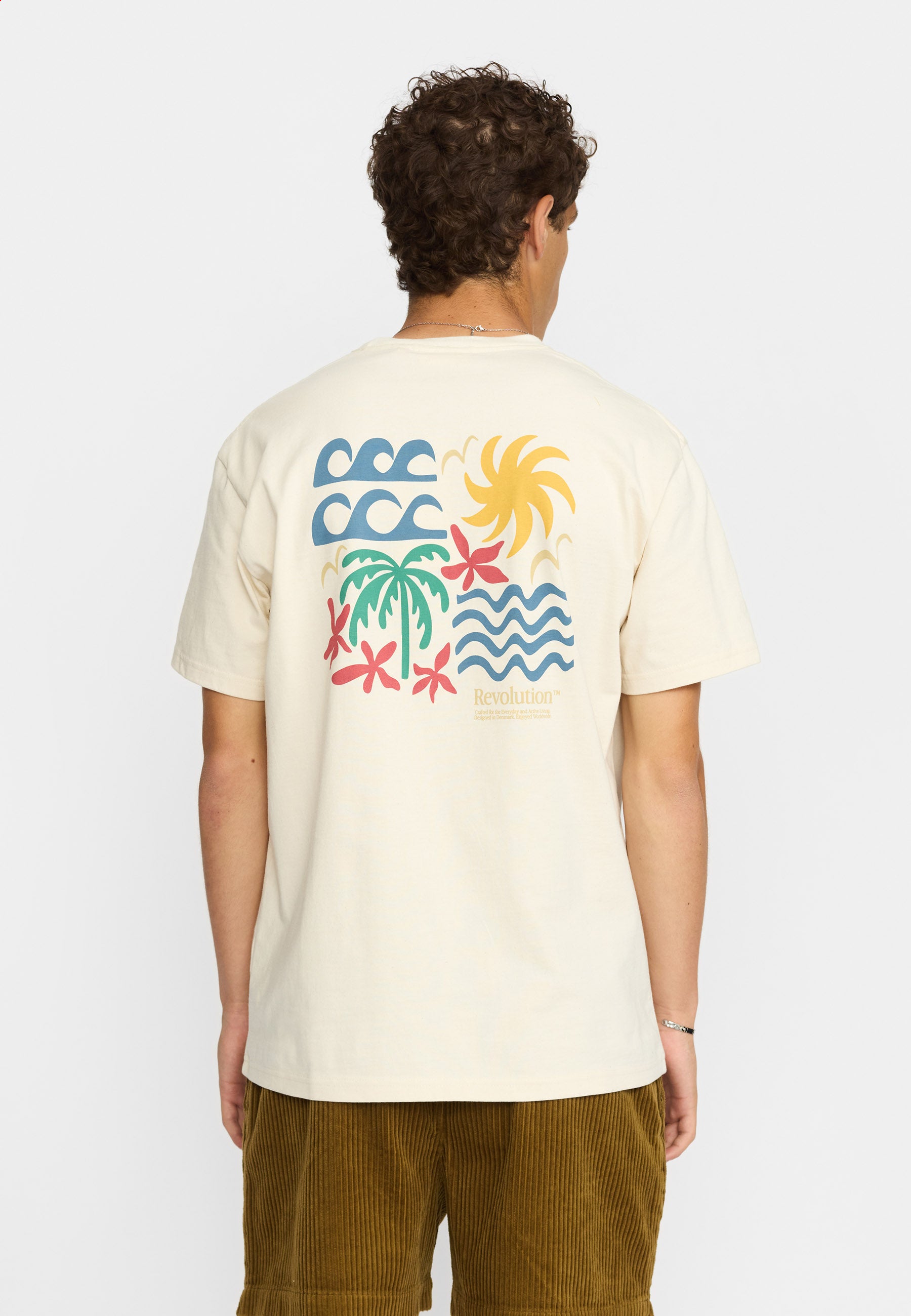Revolution Printed T-shirt T-Shirts Offwhite