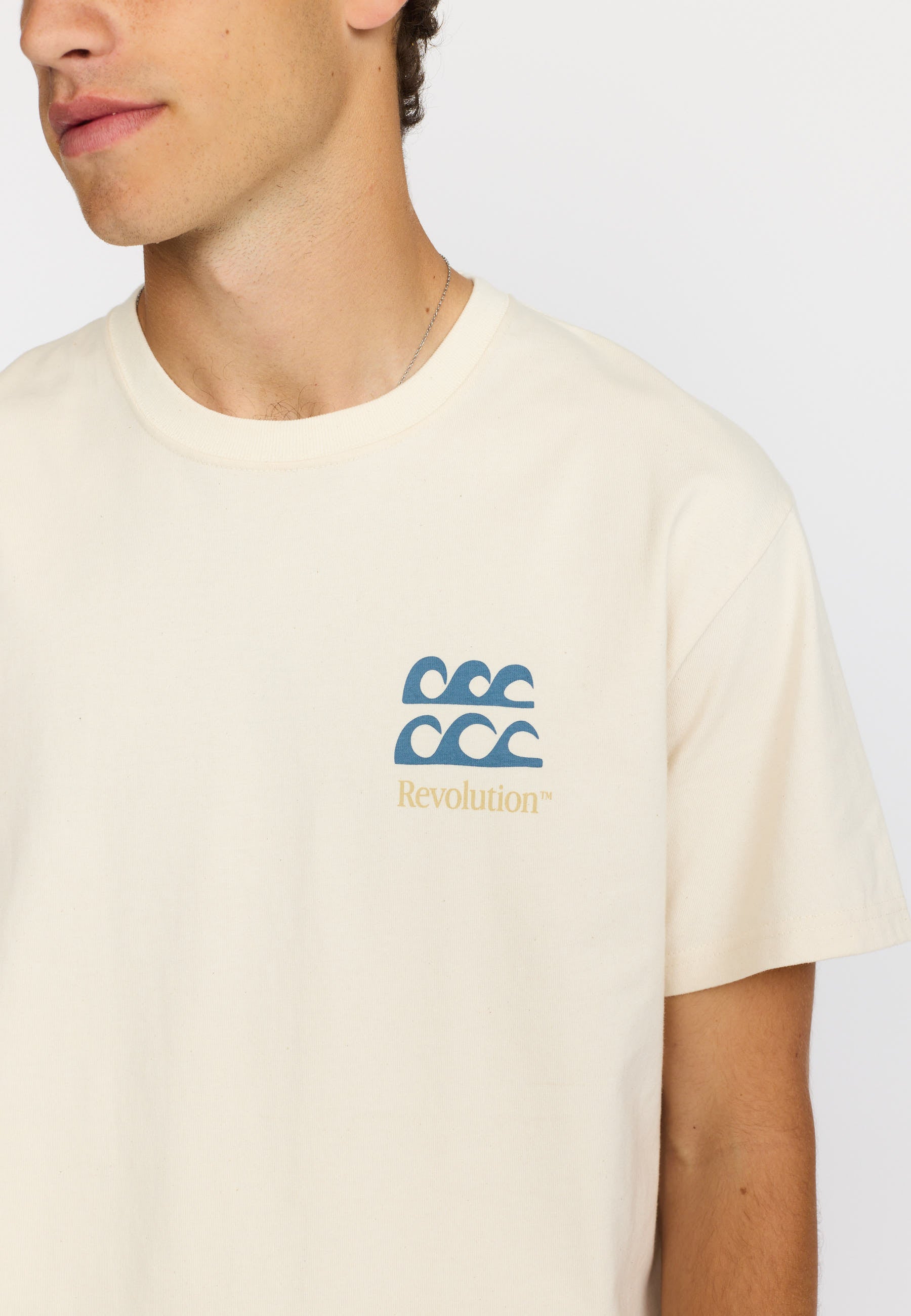 Revolution Printed T-shirt T-Shirts Offwhite