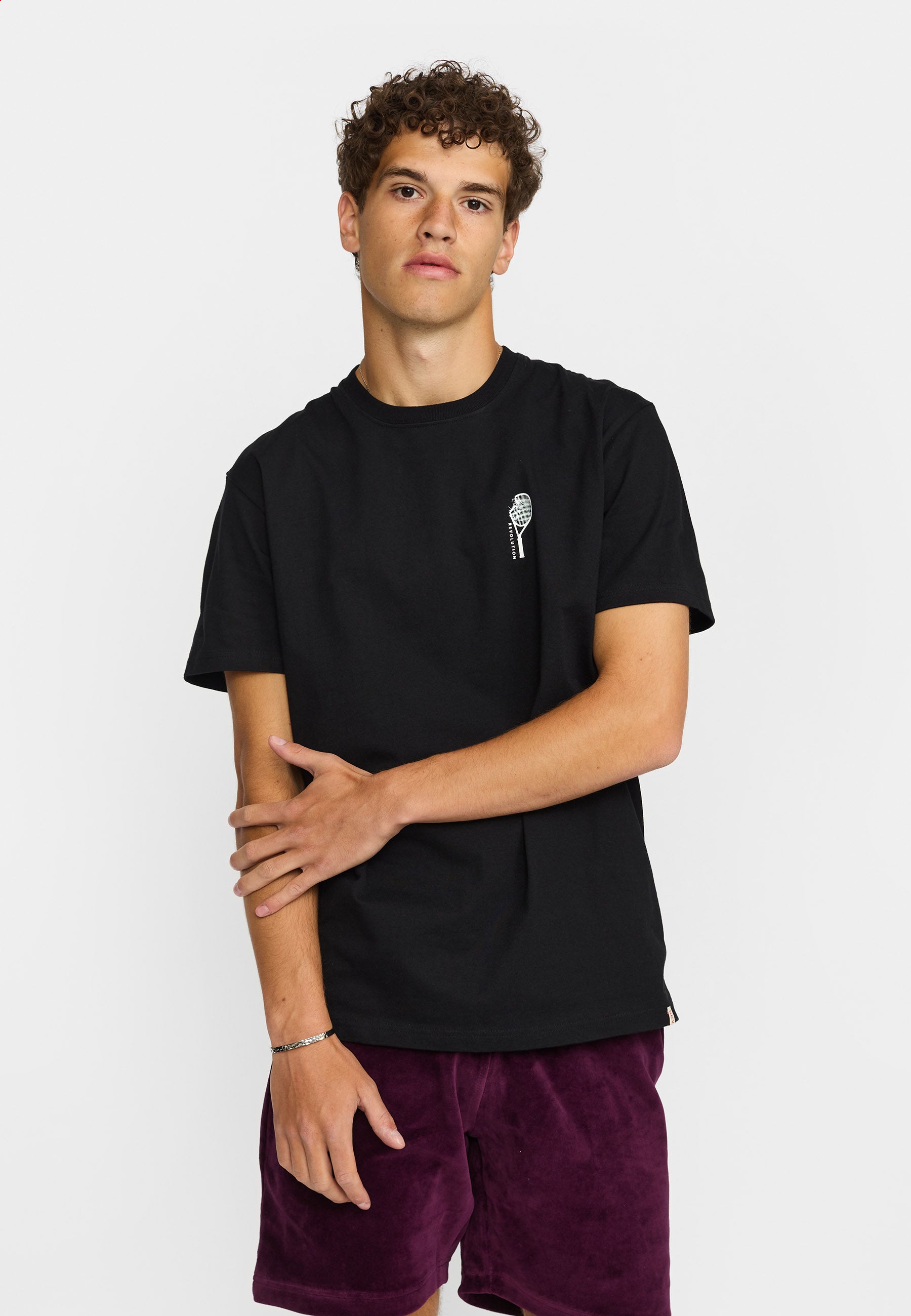 Revolution Printed T-shirt T-Shirts Black