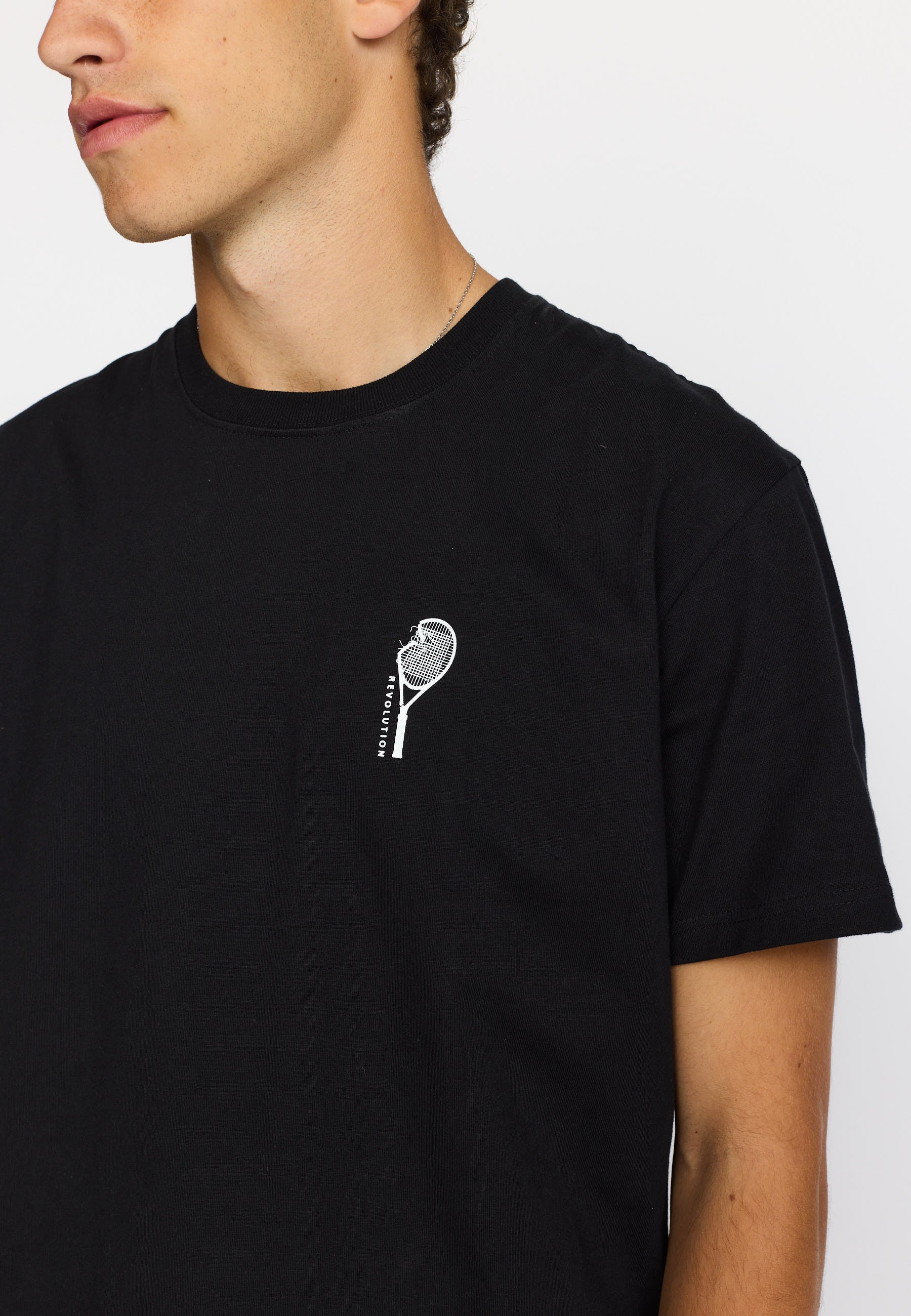 Revolution Printed T-shirt T-Shirts Black