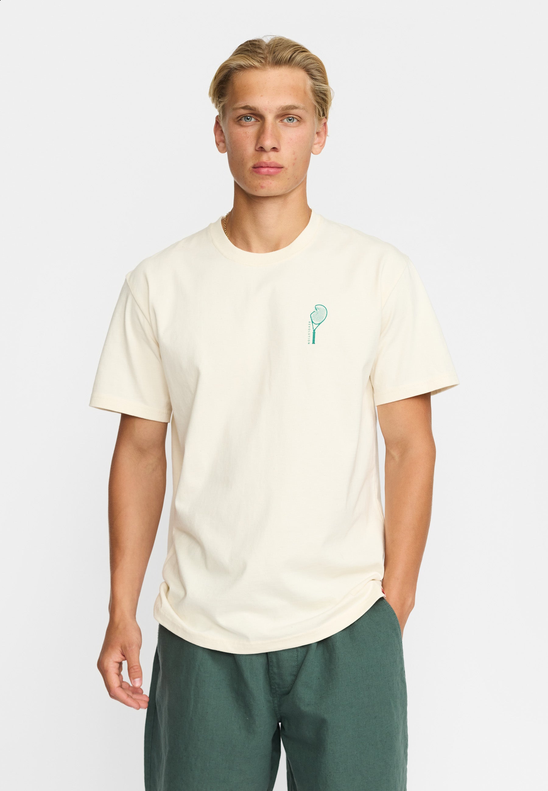 Revolution Printed T-shirt T-Shirts Offwhite