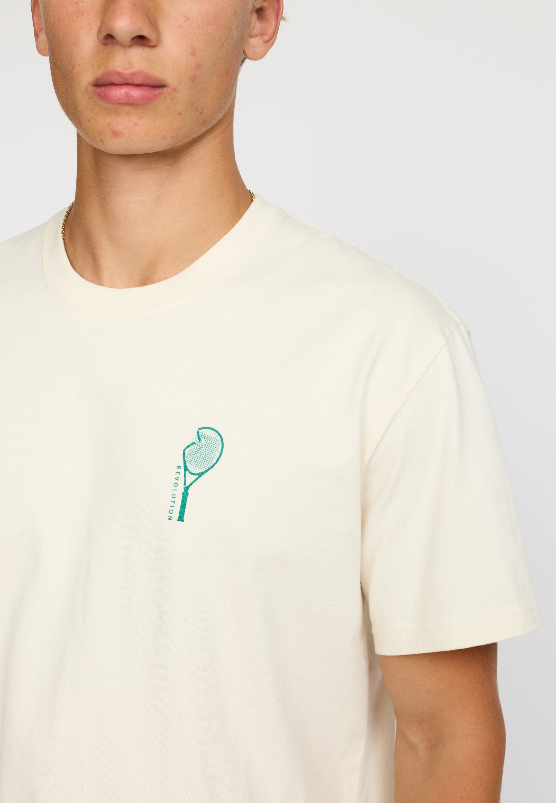 Revolution Printed T-shirt T-Shirts Offwhite