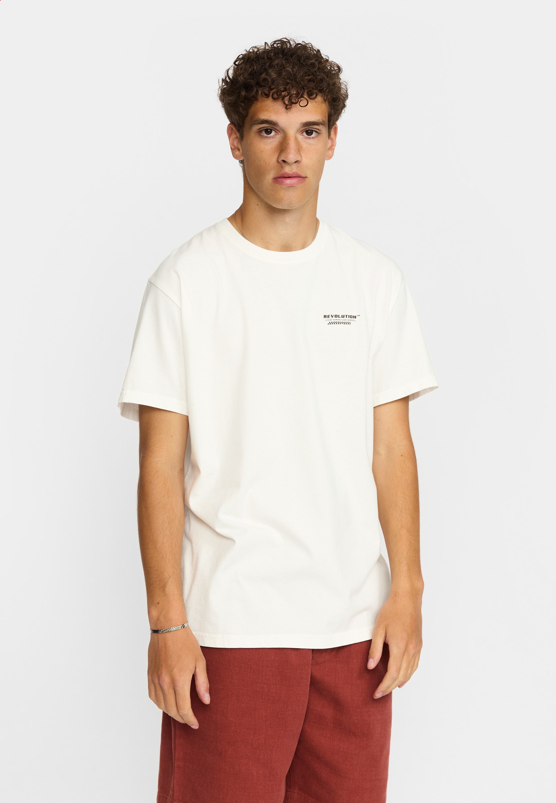 Revolution Printed T-shirt T-Shirts Offwhite