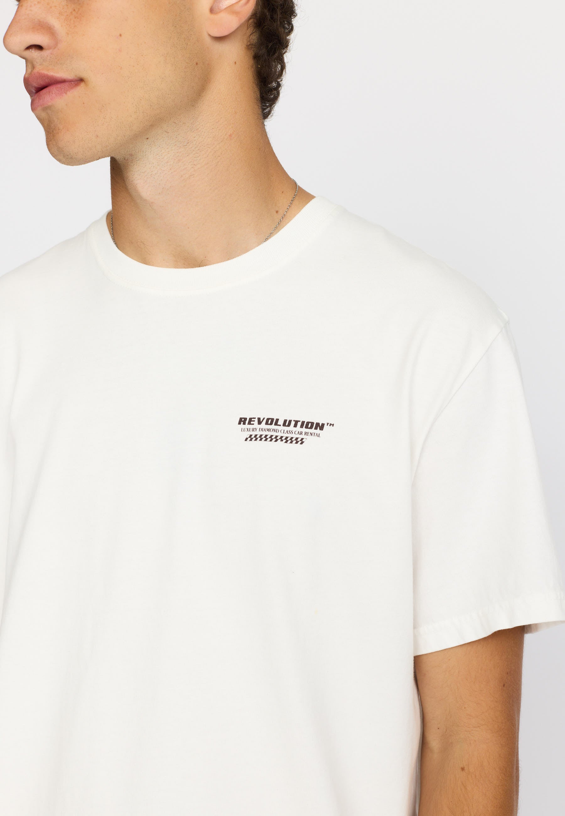 Revolution Printed T-shirt T-Shirts Offwhite