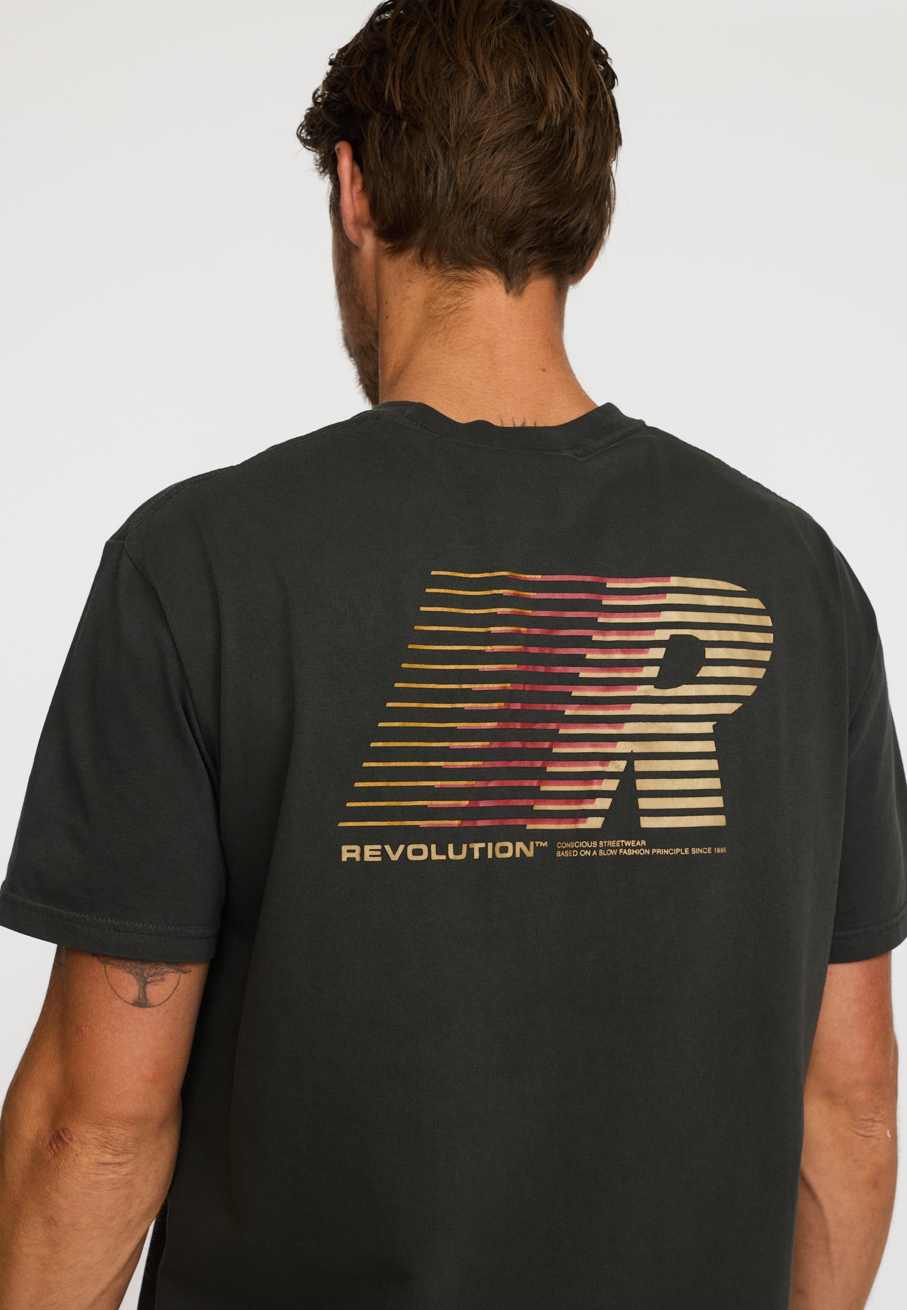 Revolution Printed T-shirt T-Shirts Black