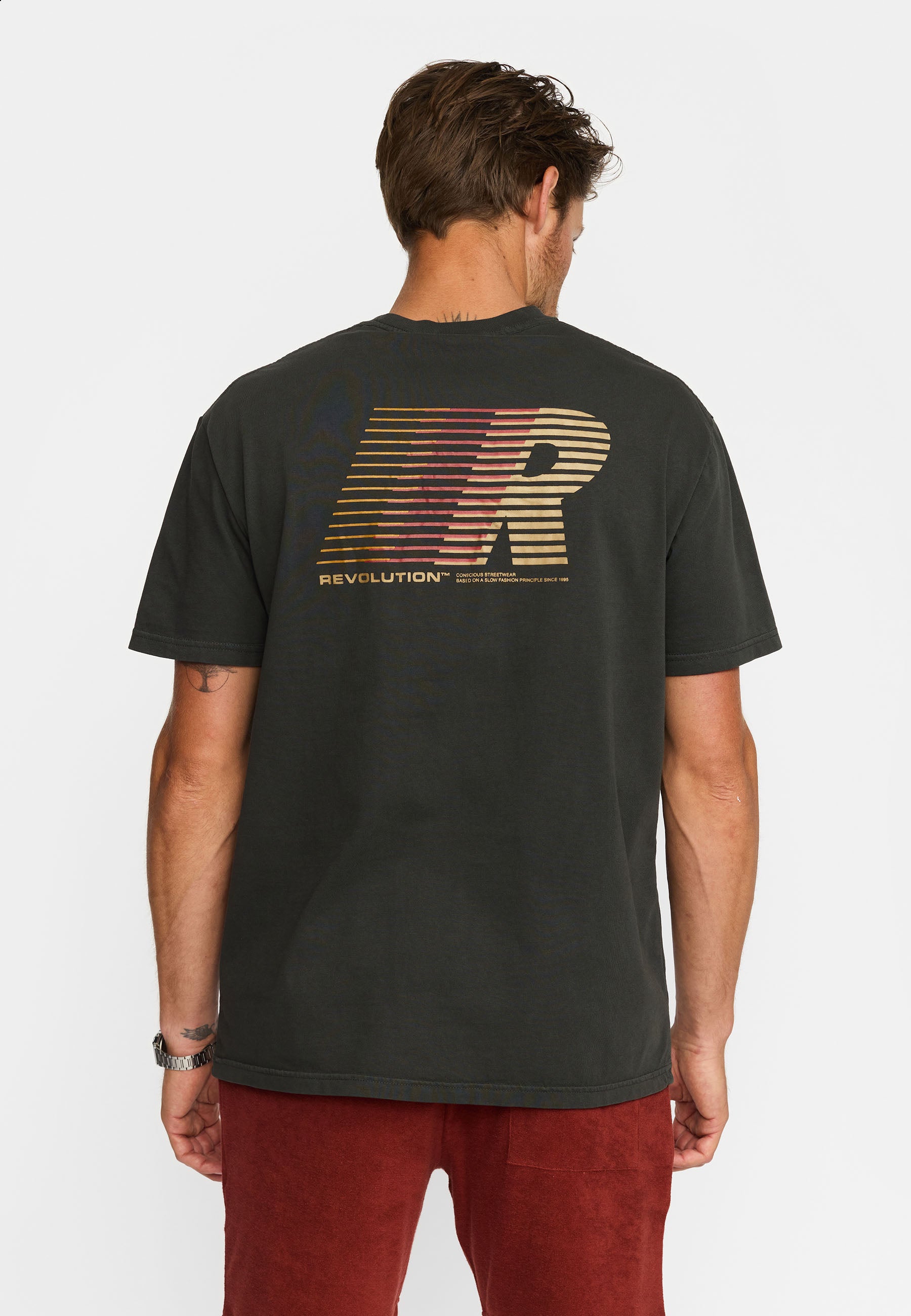 Revolution Printed T-shirt T-Shirts Black