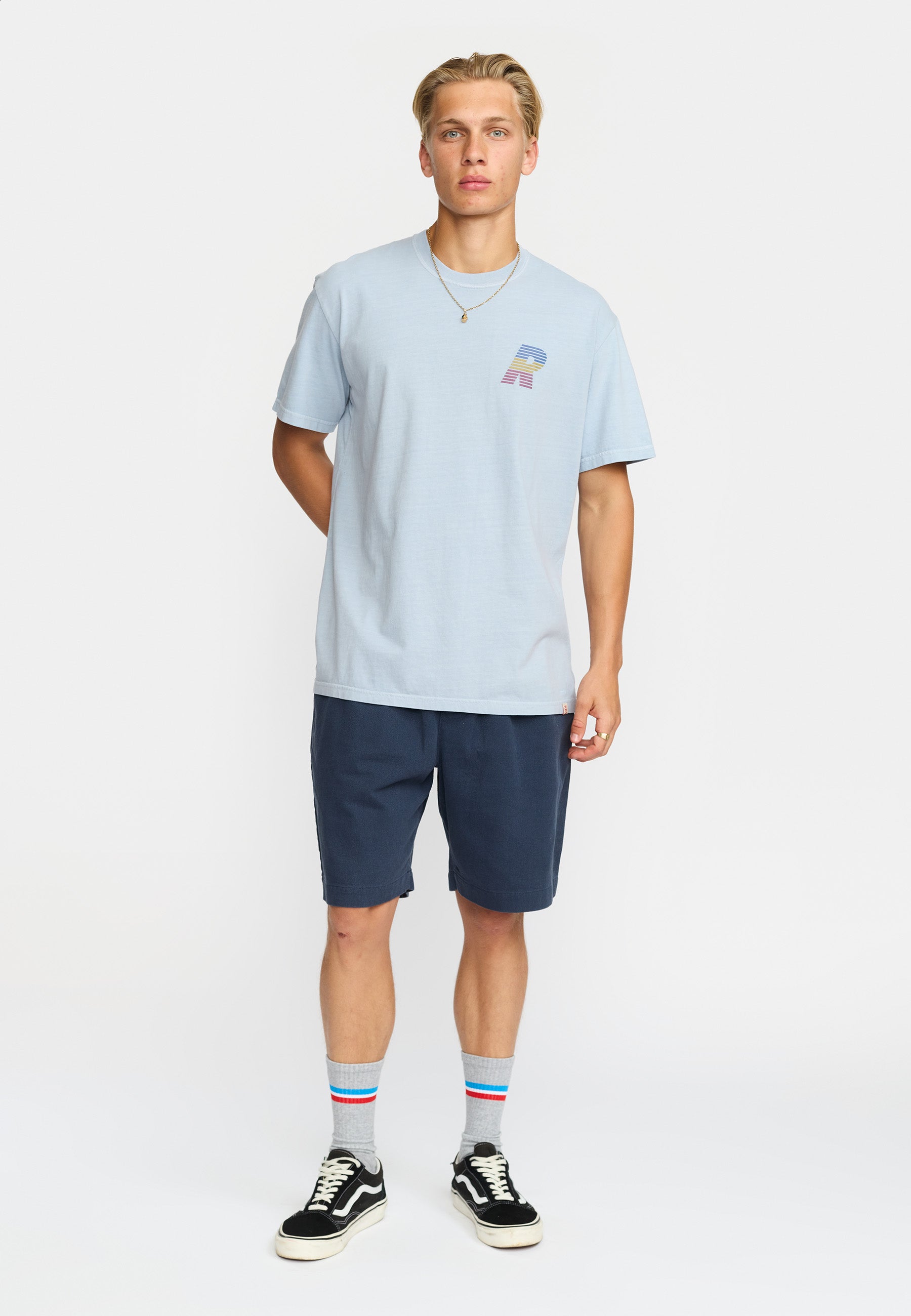 Revolution Printed T-shirt T-Shirts Lightblue