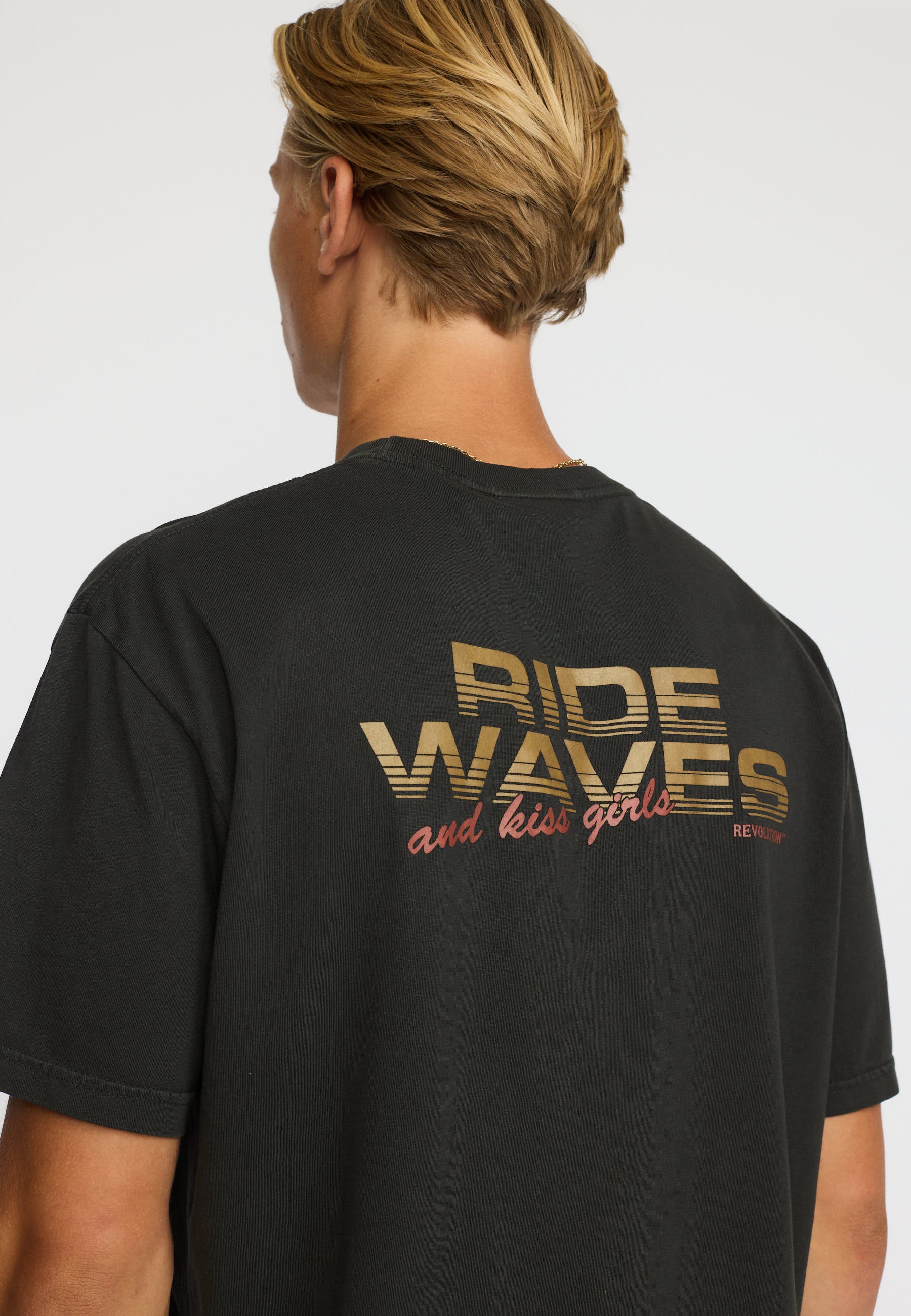 Revolution Printed T-shirt T-Shirts Black