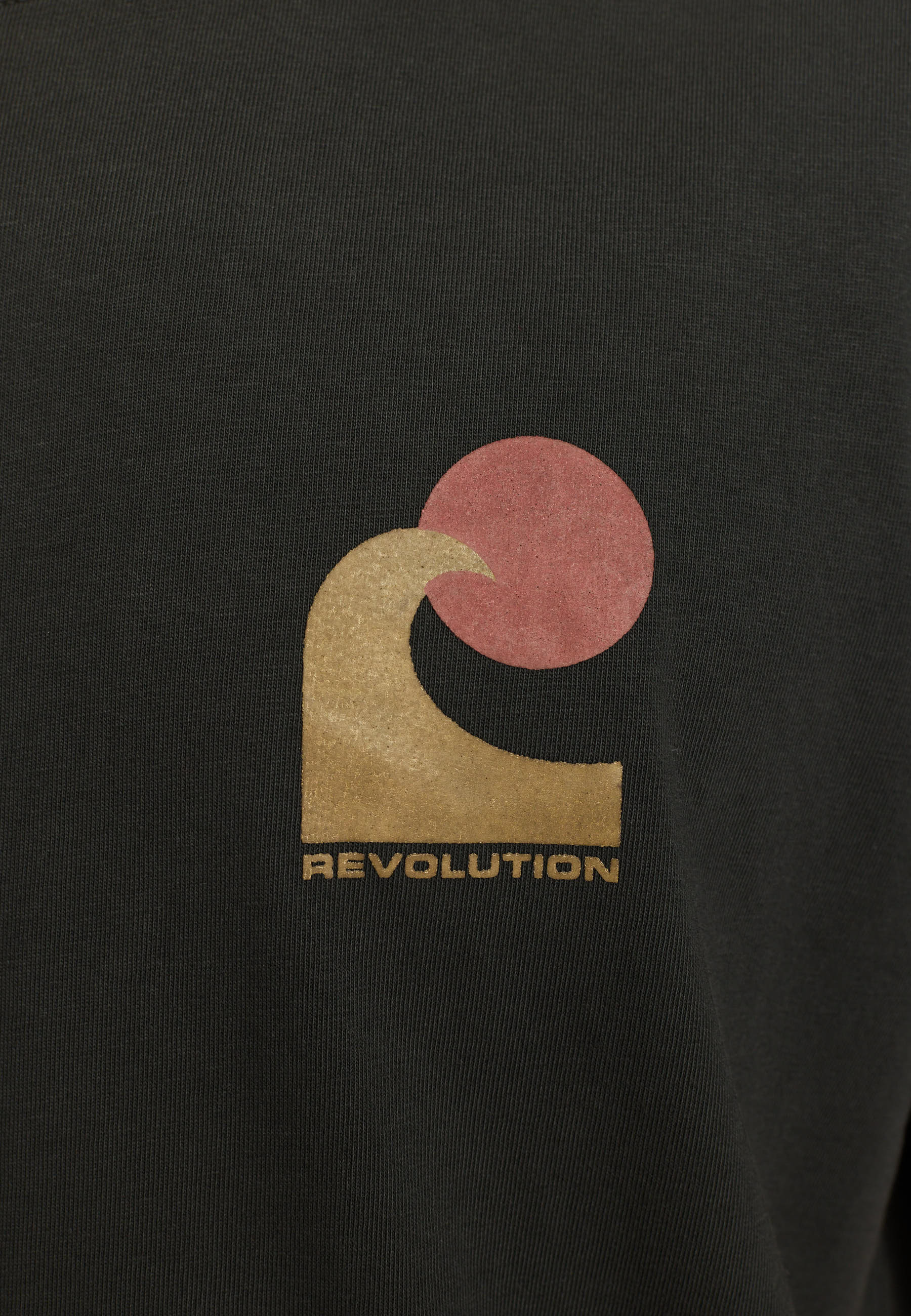 Revolution Printed T-shirt T-Shirts Black
