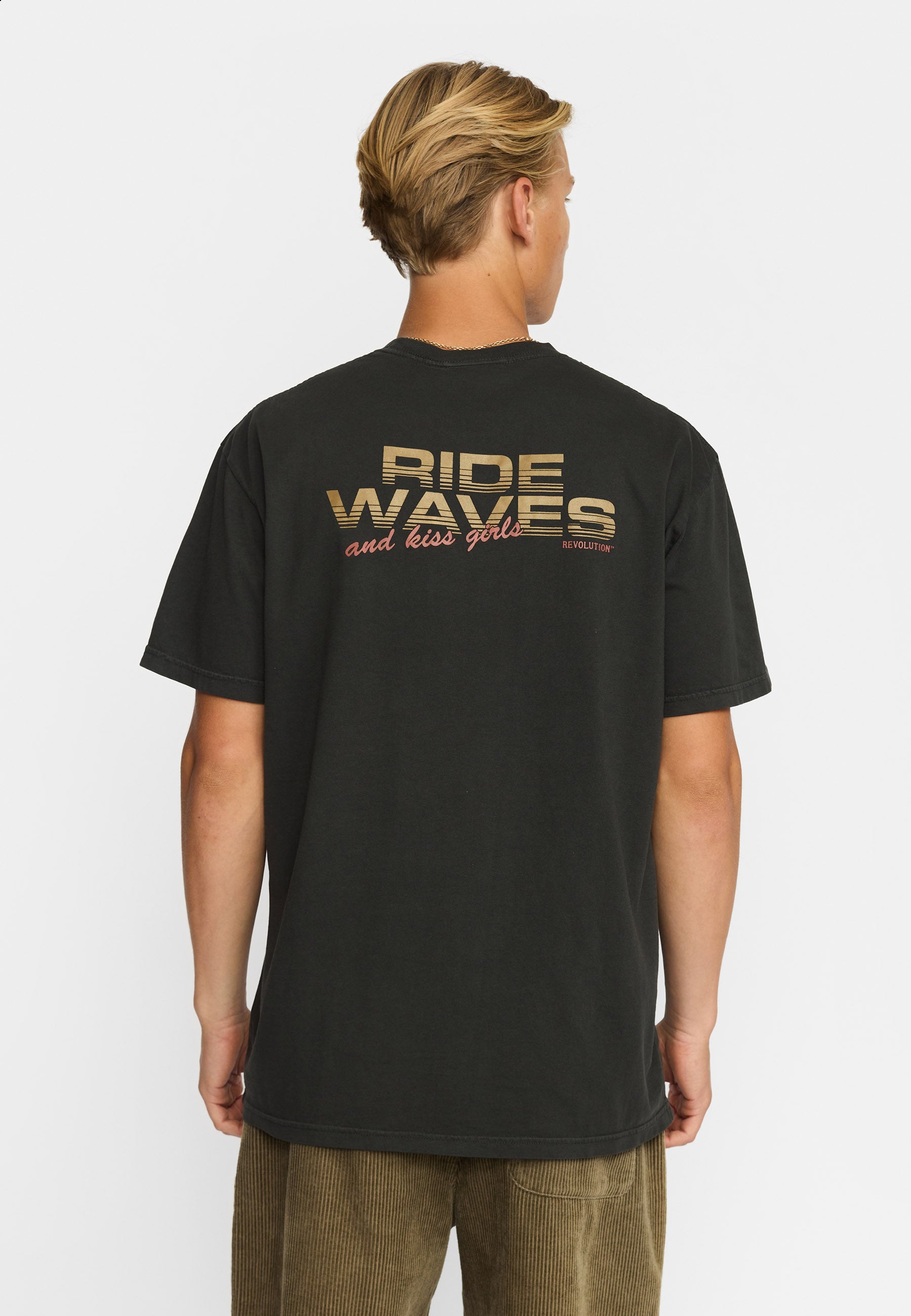 Revolution Printed T-shirt T-Shirts Black