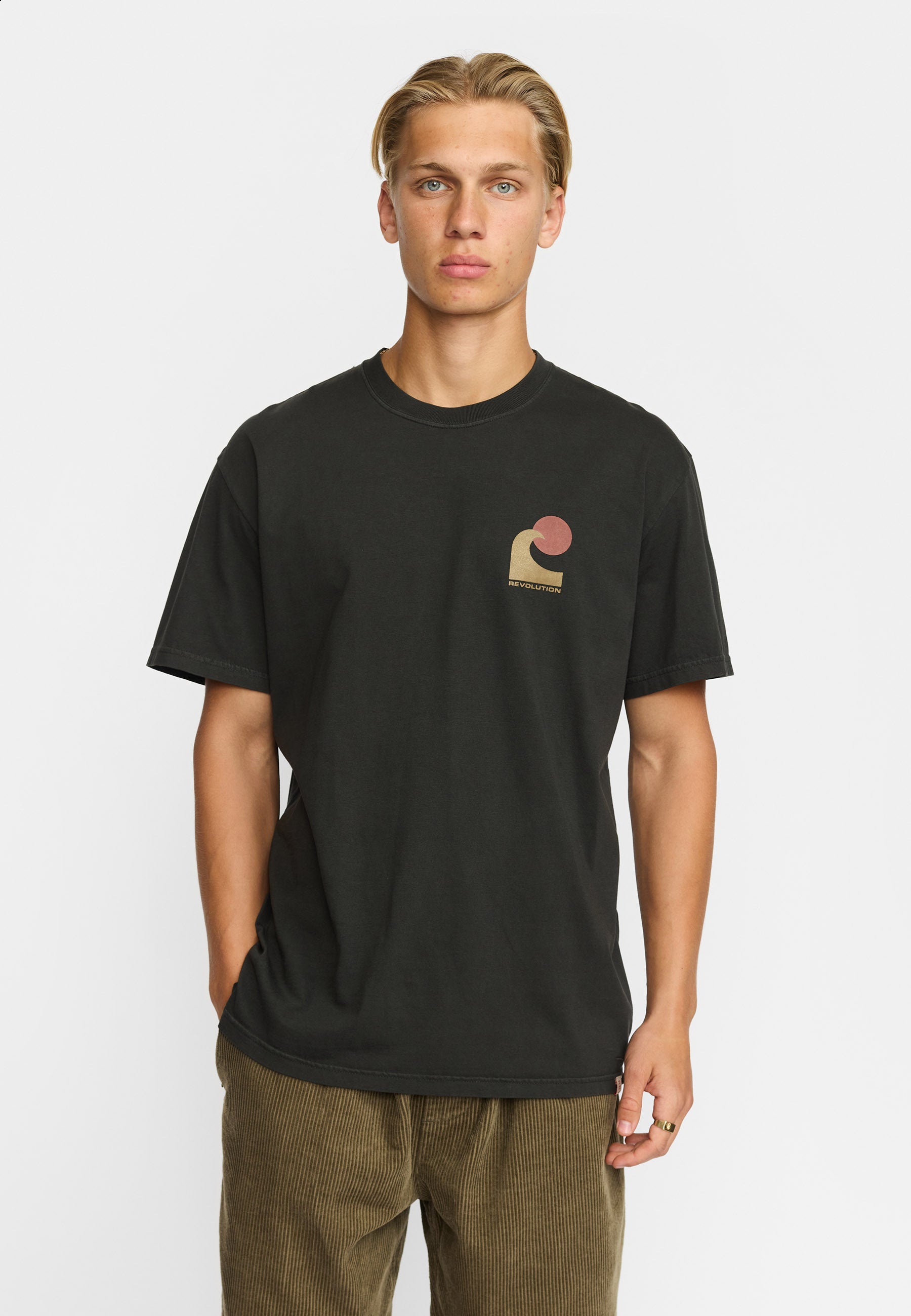 Revolution Printed T-shirt T-Shirts Black