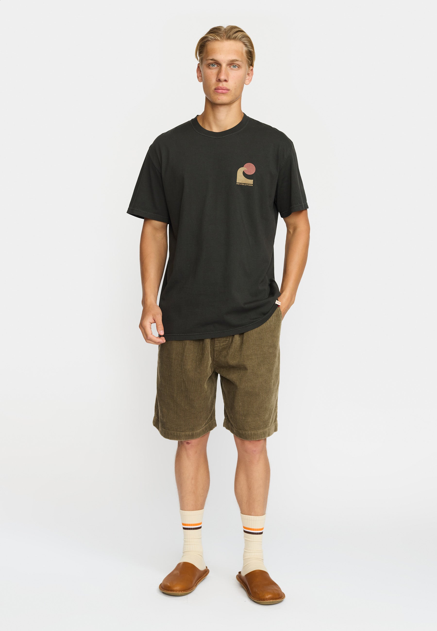 Revolution Printed T-shirt T-Shirts Black