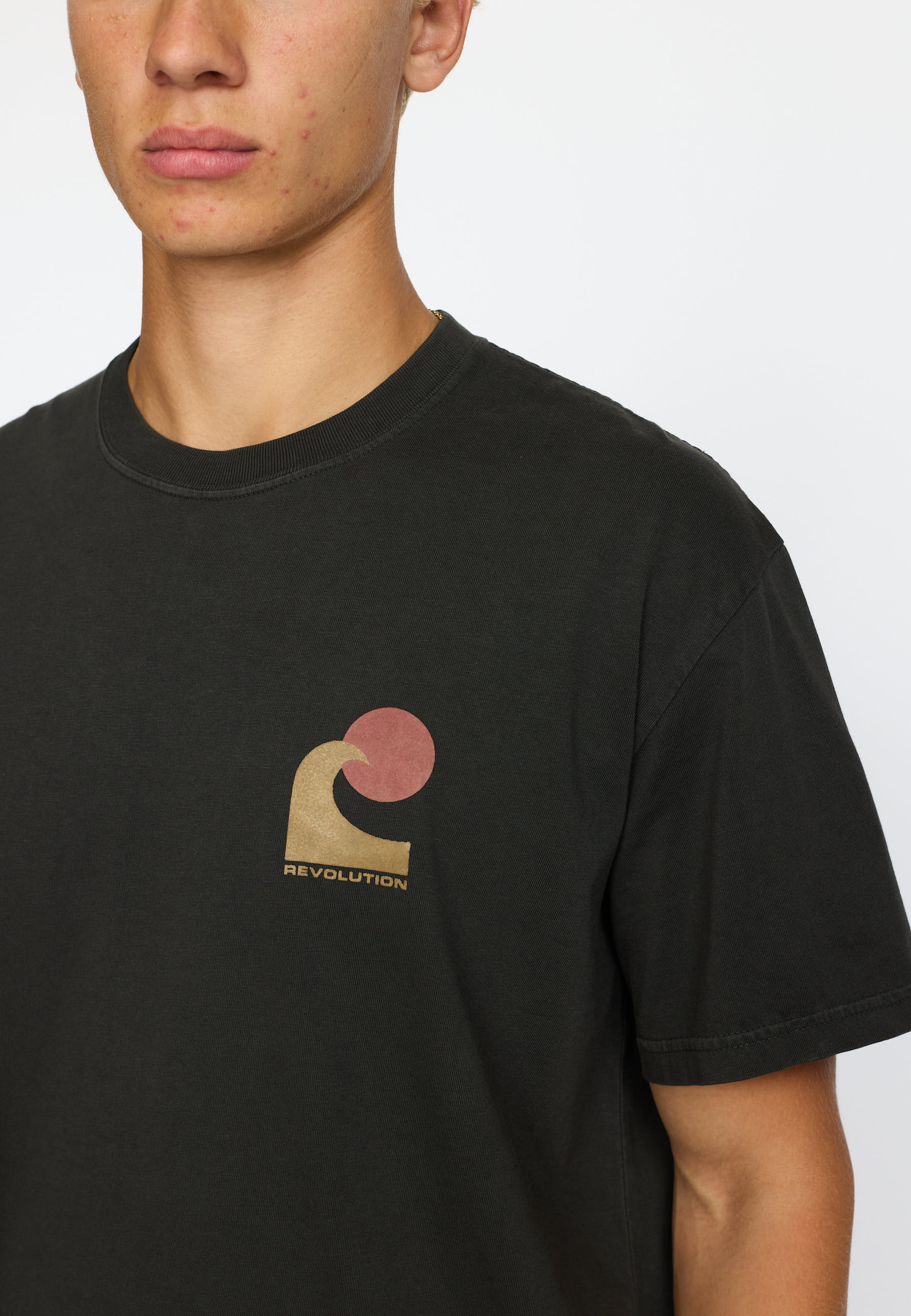 Revolution Printed T-shirt T-Shirts Black