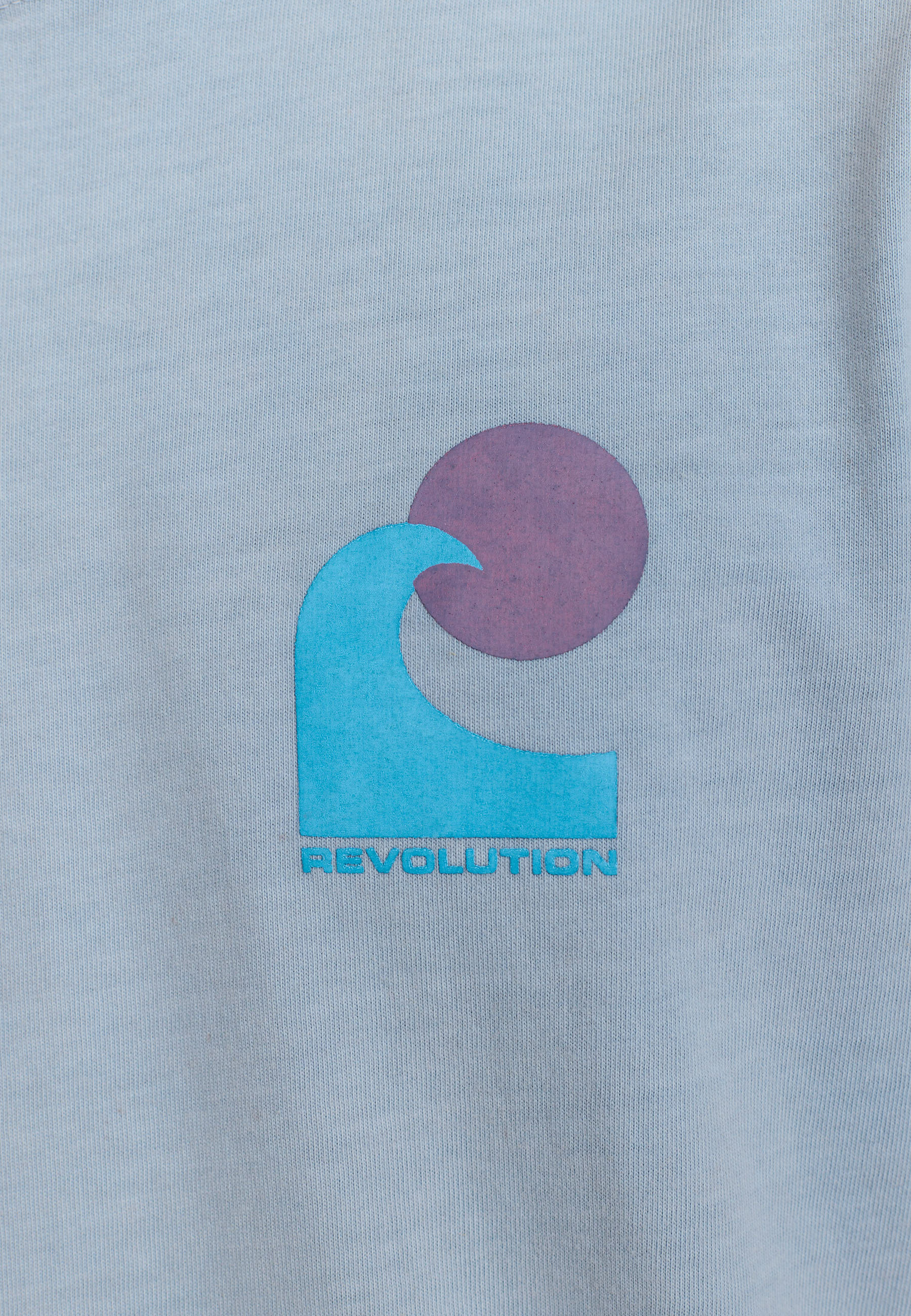 Revolution Printed T-shirt T-Shirts Lightblue