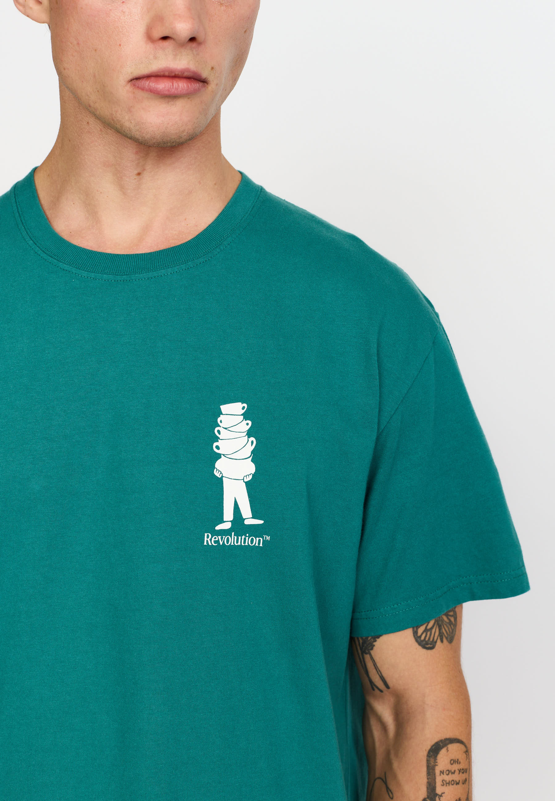 Revolution Printed T-shirt T-Shirts Darkpetrol