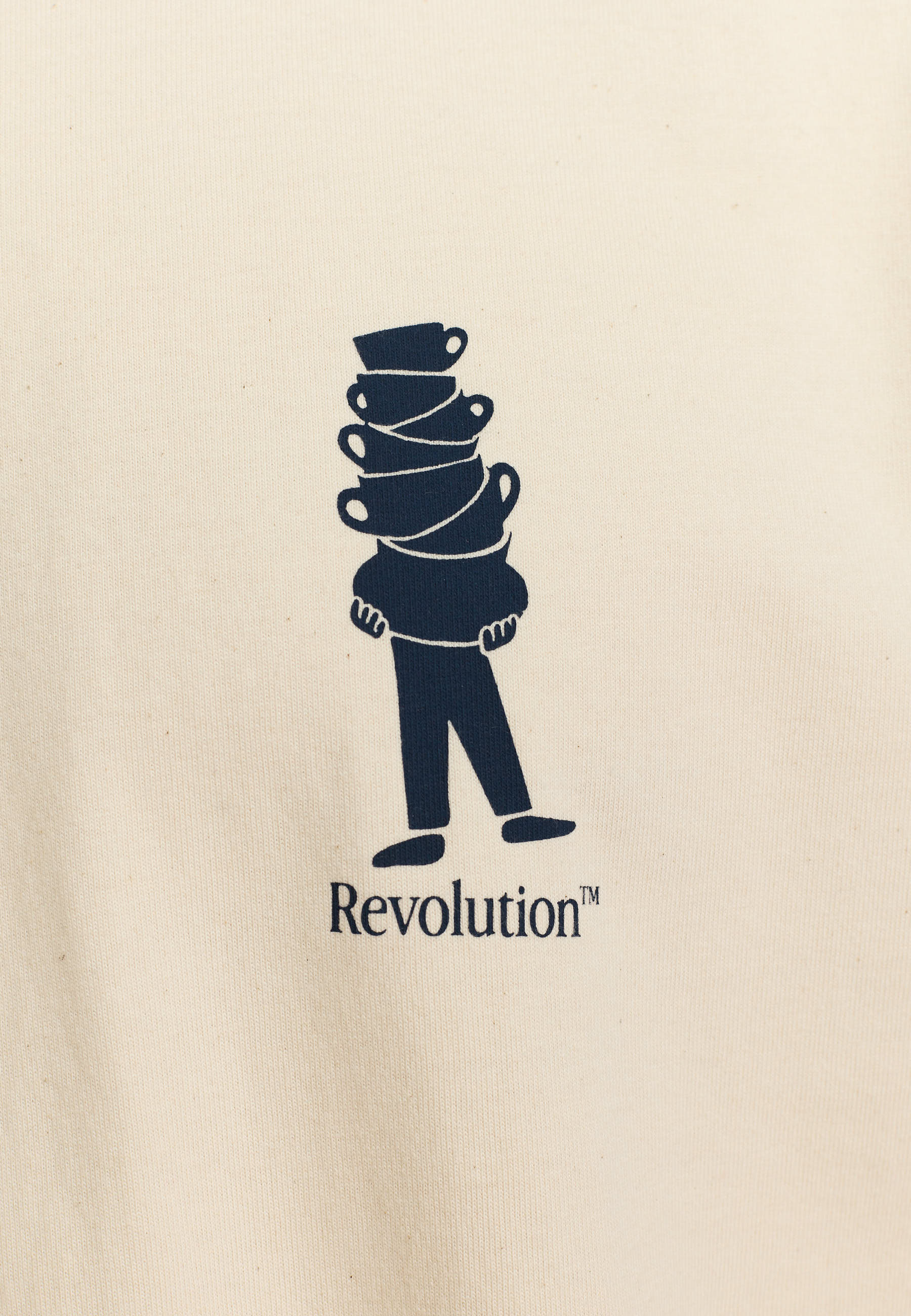 Revolution Printed T-shirt T-Shirts Offwhite