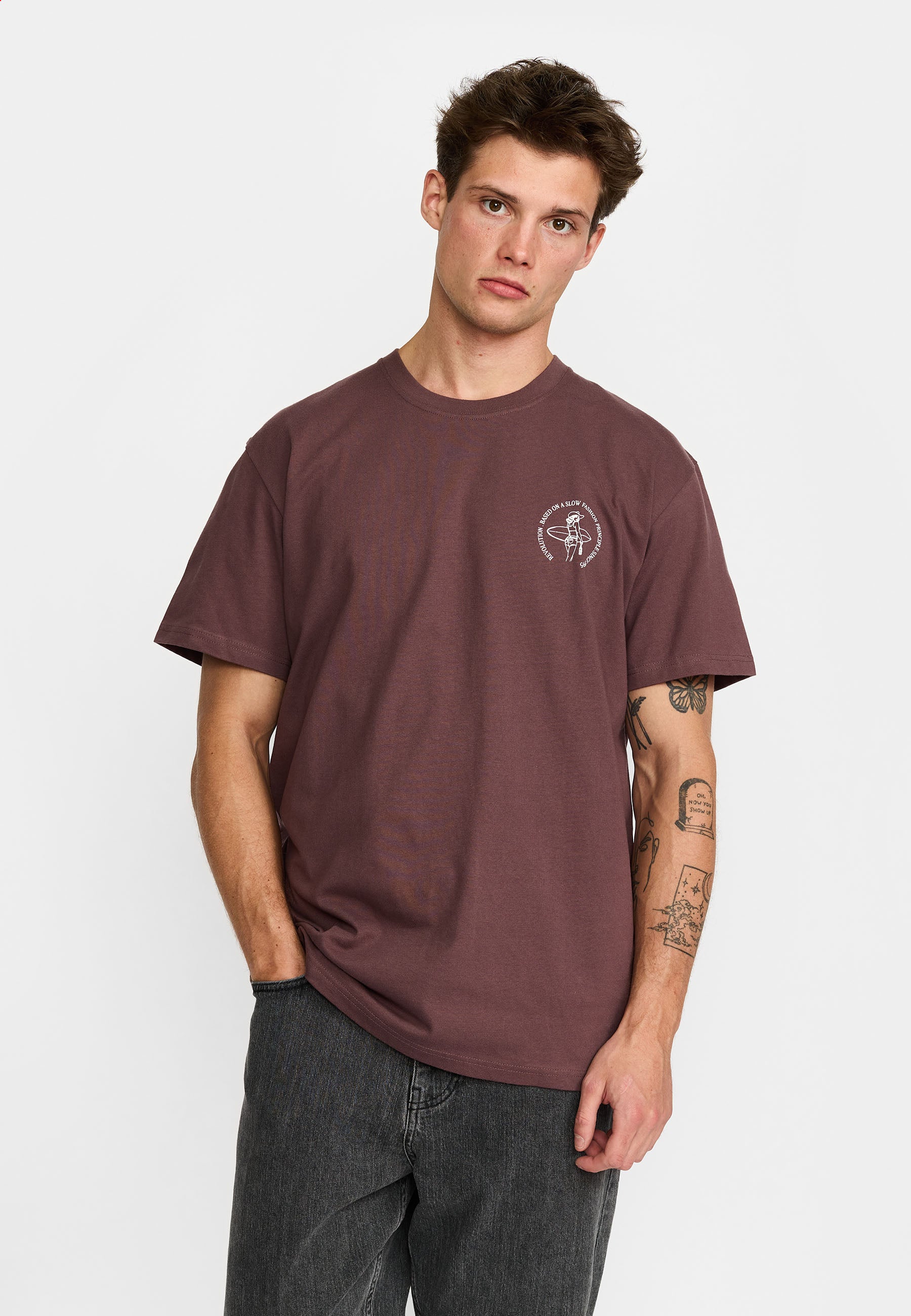 Revolution Printed T-shirt T-Shirts Dustpurple