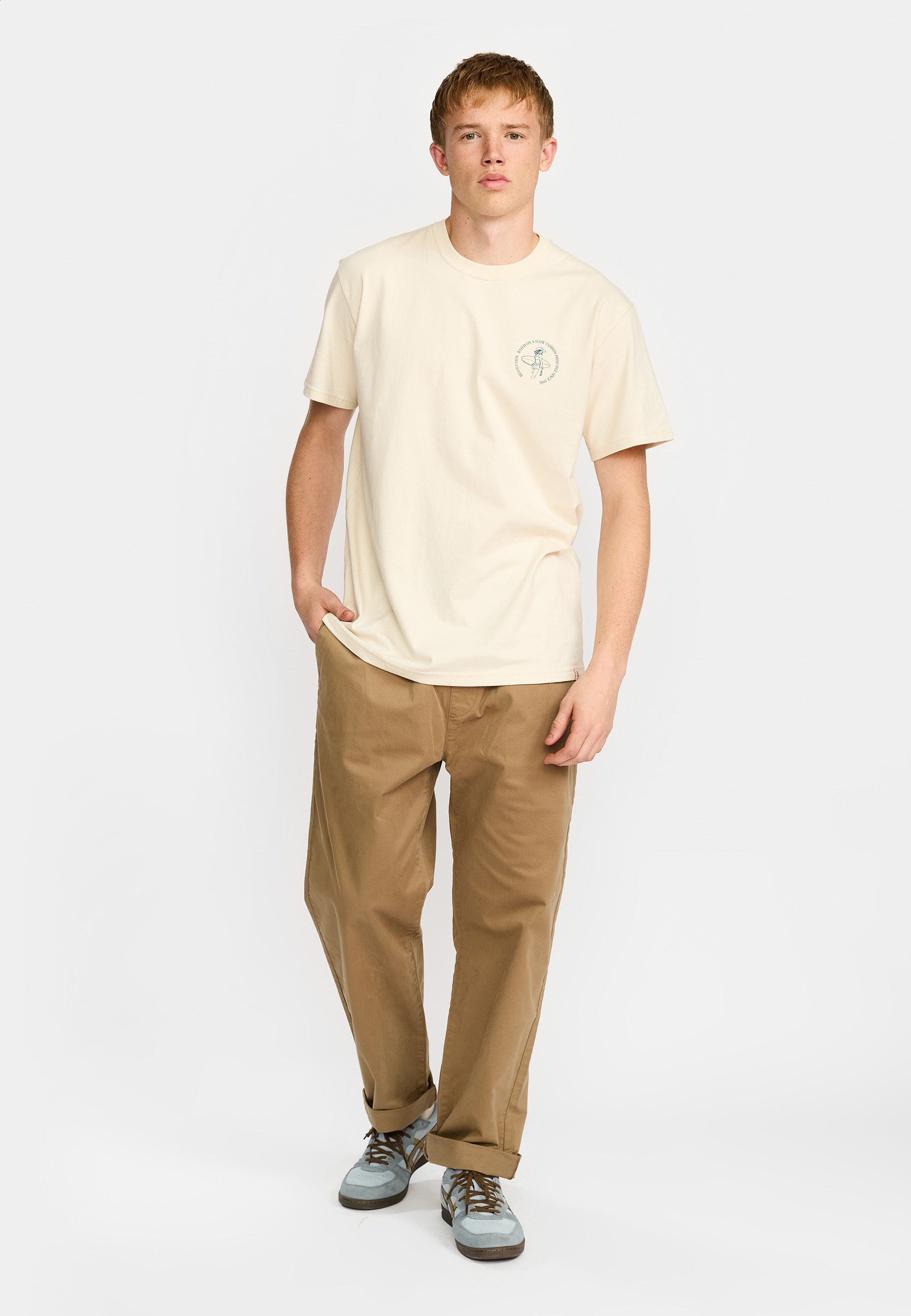 Revolution Printed T-shirt T-Shirts Offwhite