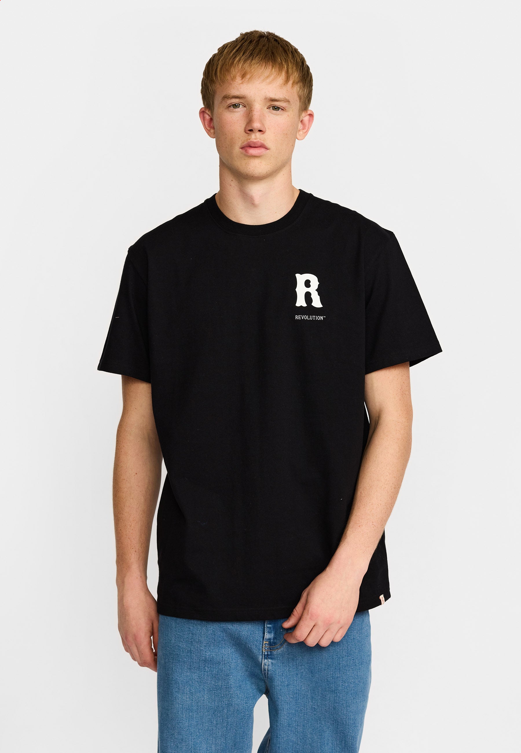 Revolution Printed T-shirt T-Shirts Black