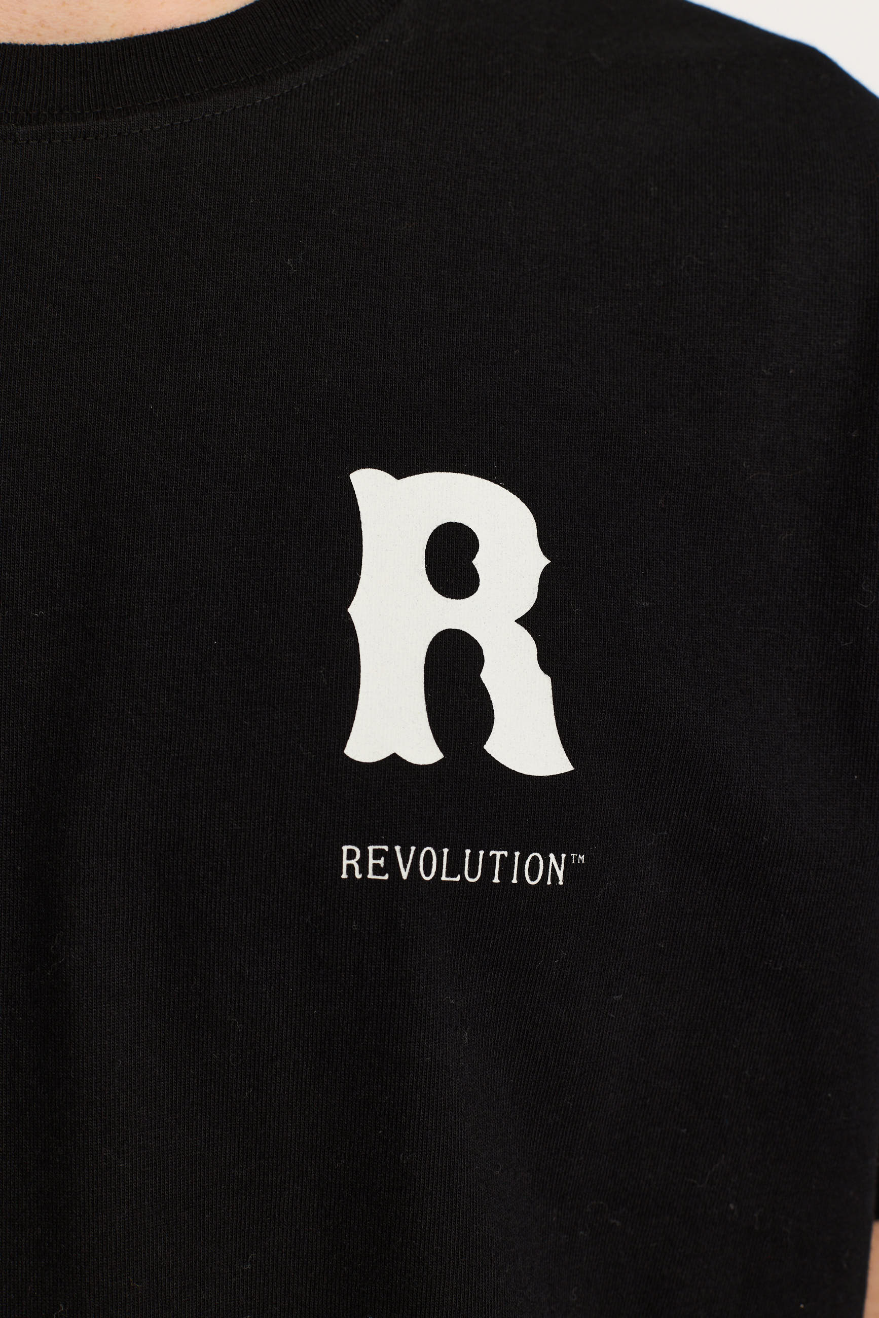 Revolution Printed T-shirt T-Shirts Black