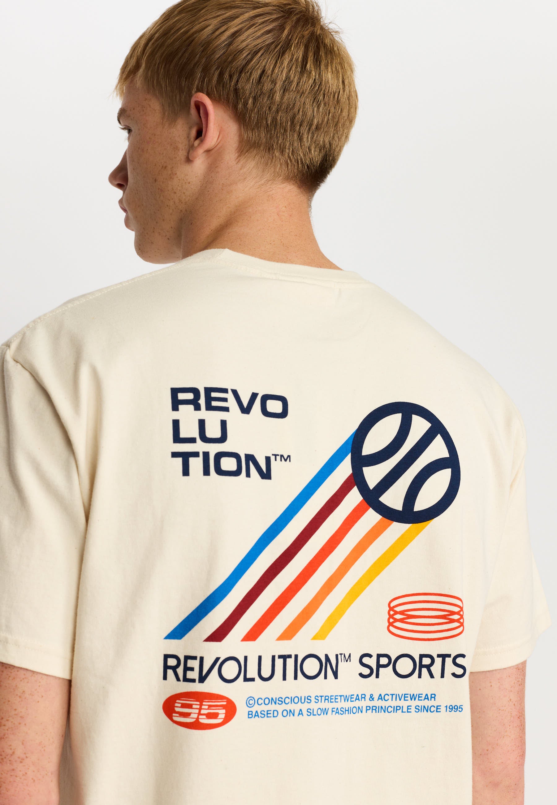 Revolution Printed T-shirt T-Shirts Offwhite