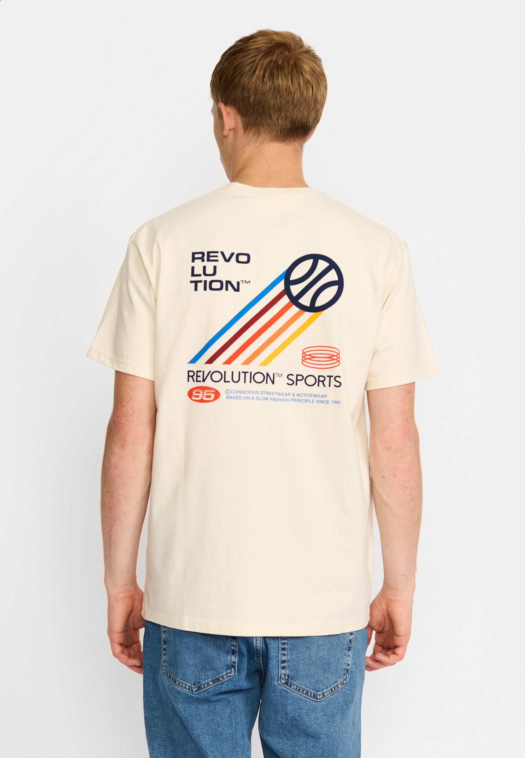 Revolution Printed T-shirt T-Shirts Offwhite