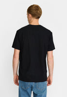 Revolution Printed T-shirt T-Shirts Black-melange