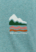 Revolution Printed T-shirt T-Shirts Turquoise