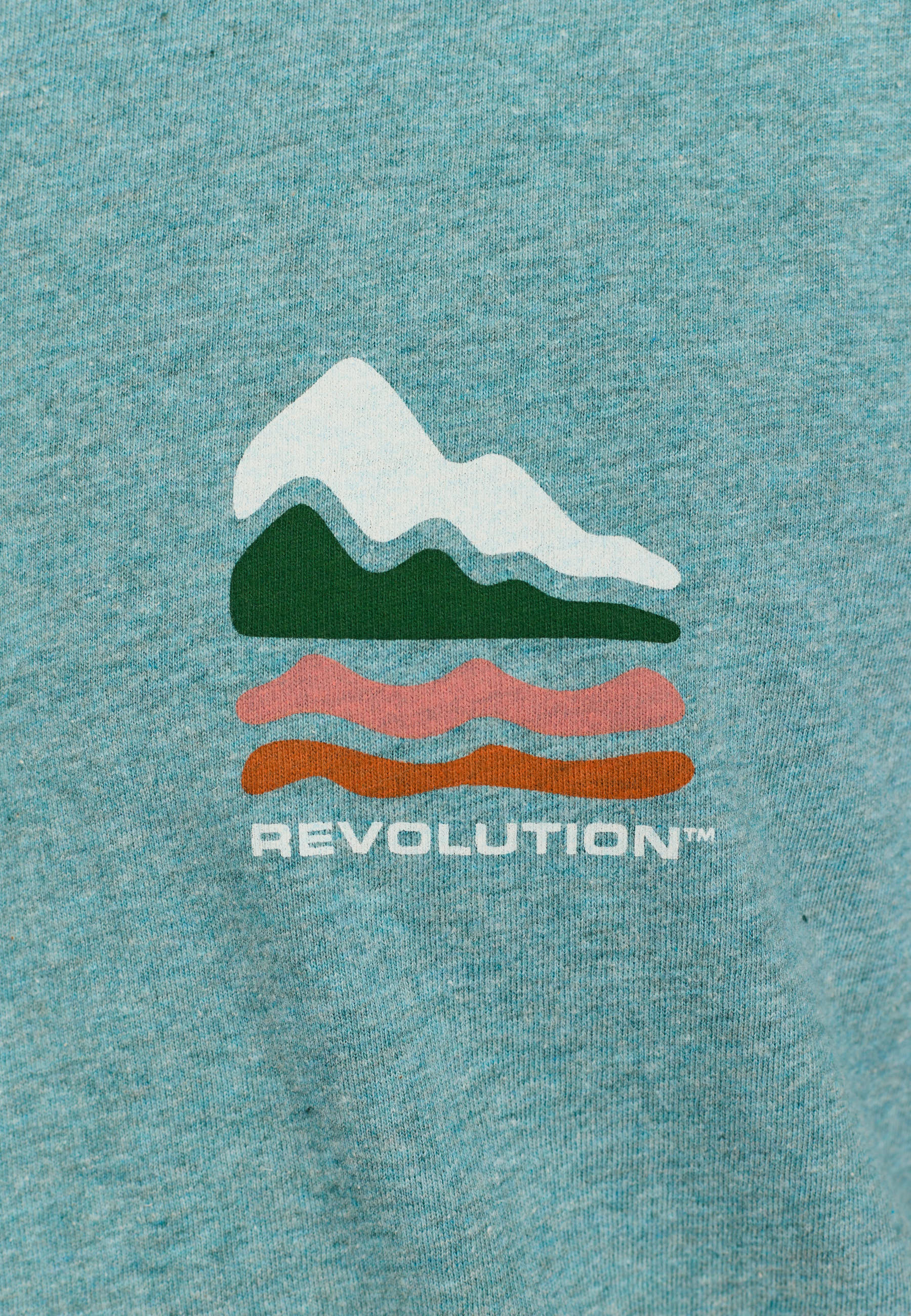 Revolution Printed T-shirt T-Shirts Turquoise