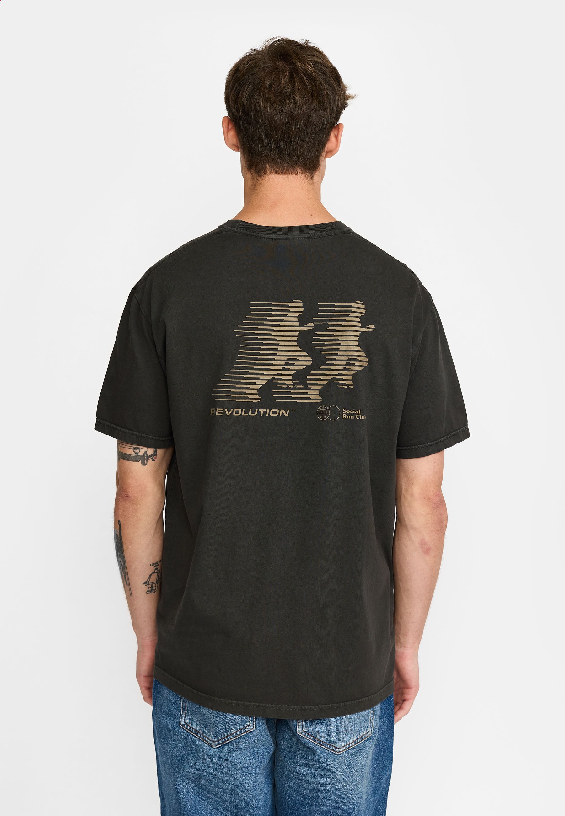 Revolution Printed T-shirt T-Shirts Black