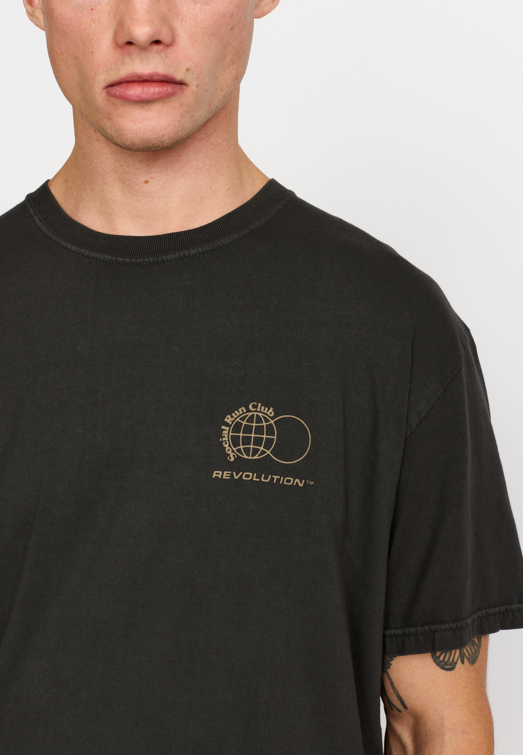 Revolution Printed T-shirt T-Shirts Black