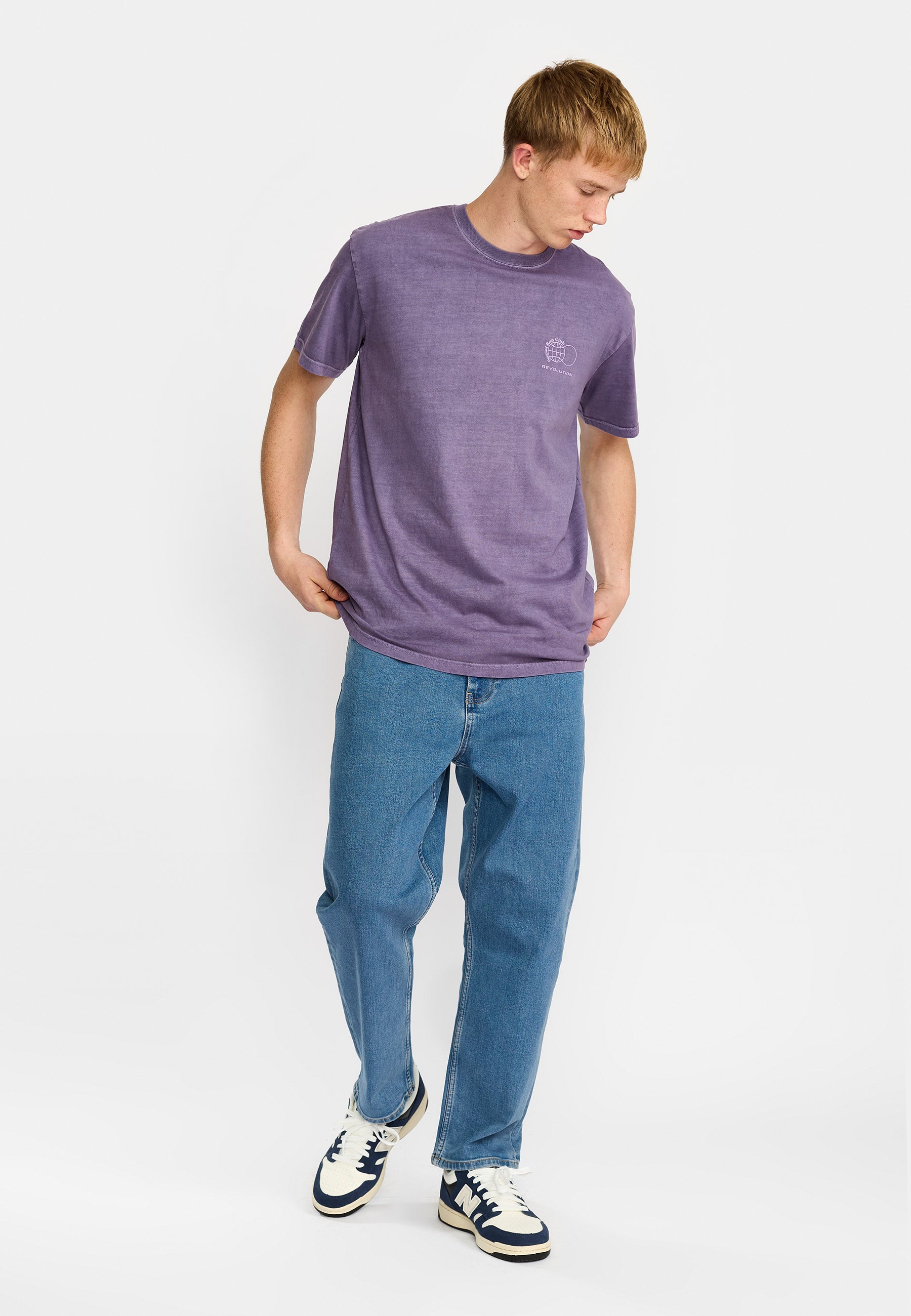 Revolution Printed T-shirt T-Shirts Purple