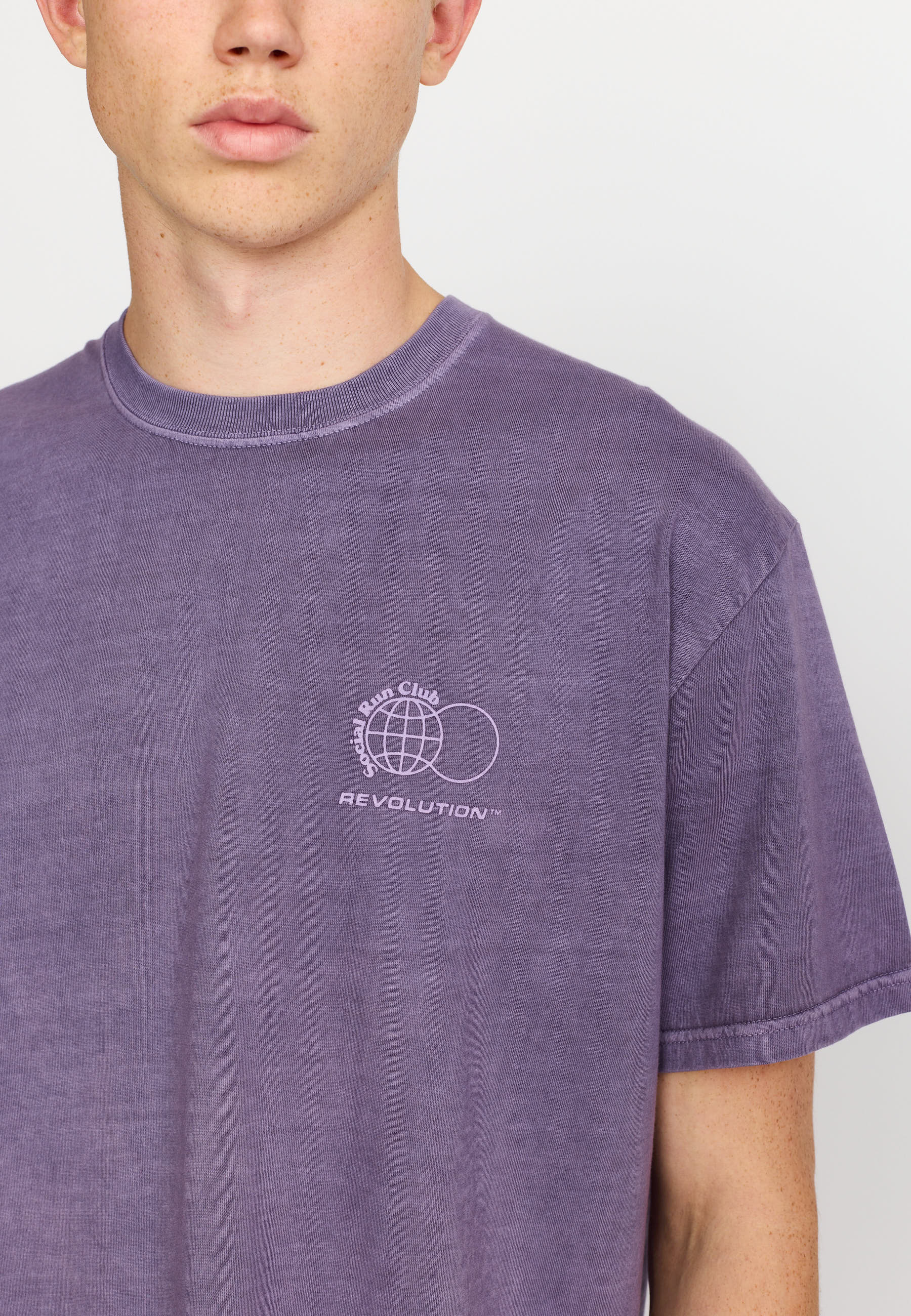 Revolution Printed T-shirt T-Shirts Purple