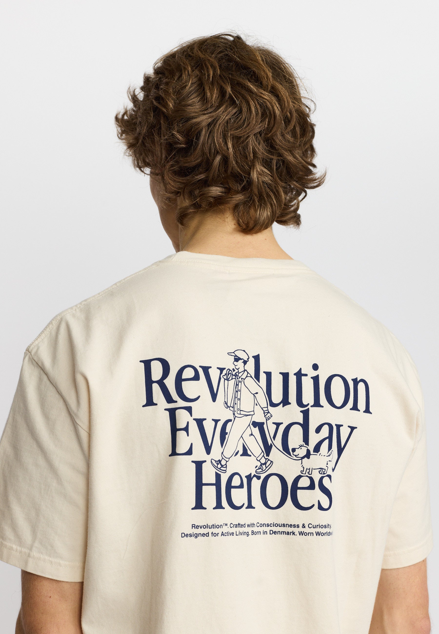 Revolution Printed T-shirt T-Shirts Offwhite