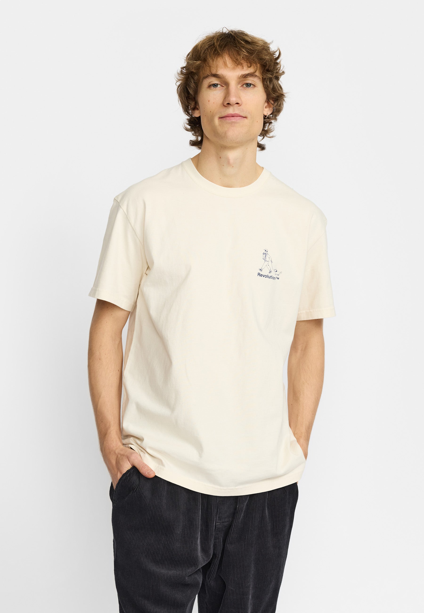Revolution Printed T-shirt T-Shirts Offwhite